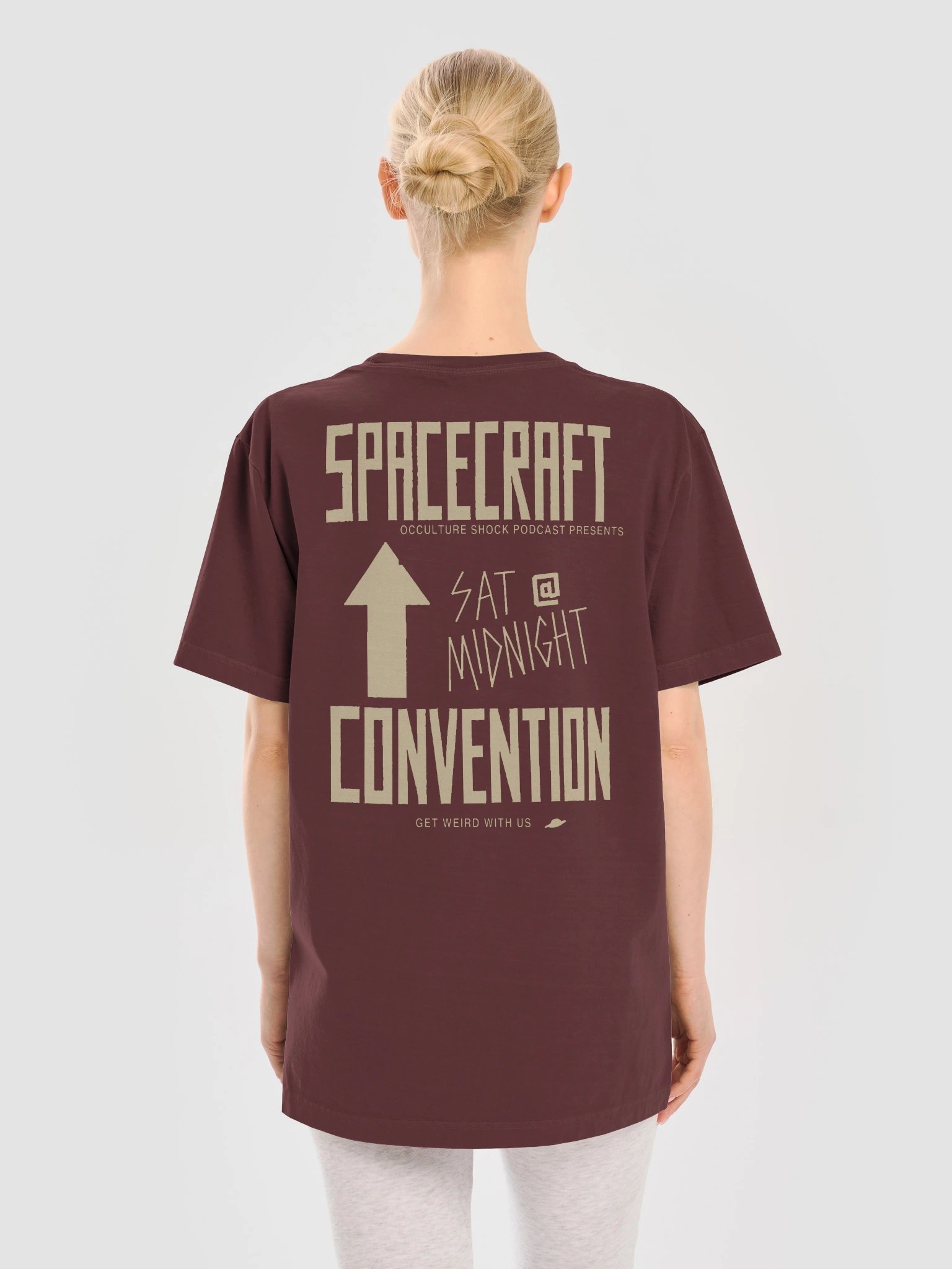 Spacecraft Convention Tee - Oxide Red & Antique Parchment product image (2)