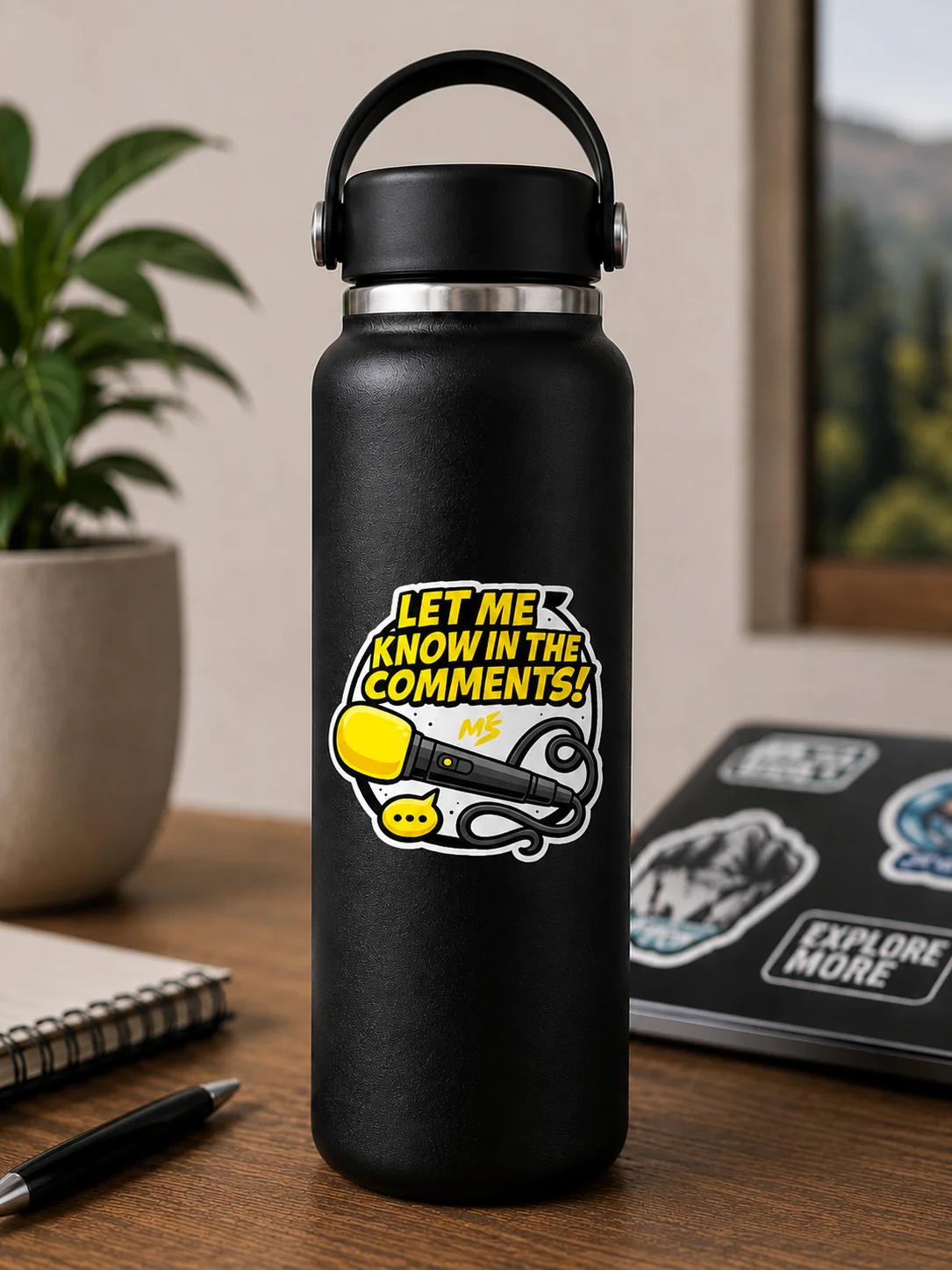 Let Me Know In The Comments Sticker product image (2)