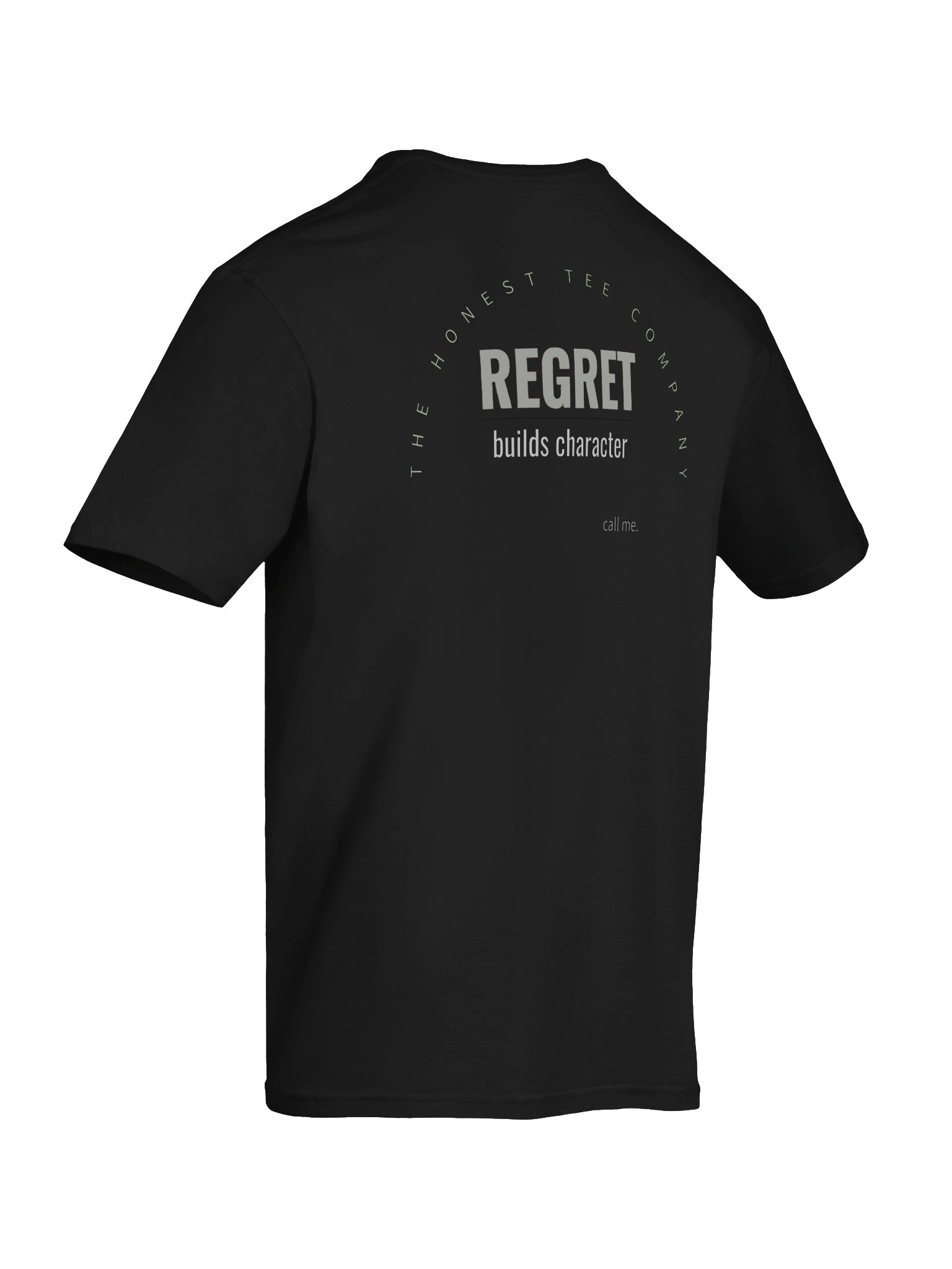Regrets: Design on Back, Dark Gray product image (2)