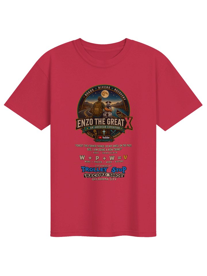 Enzo The Great X — Roads • Rivers • Recovery Tee product image (1)