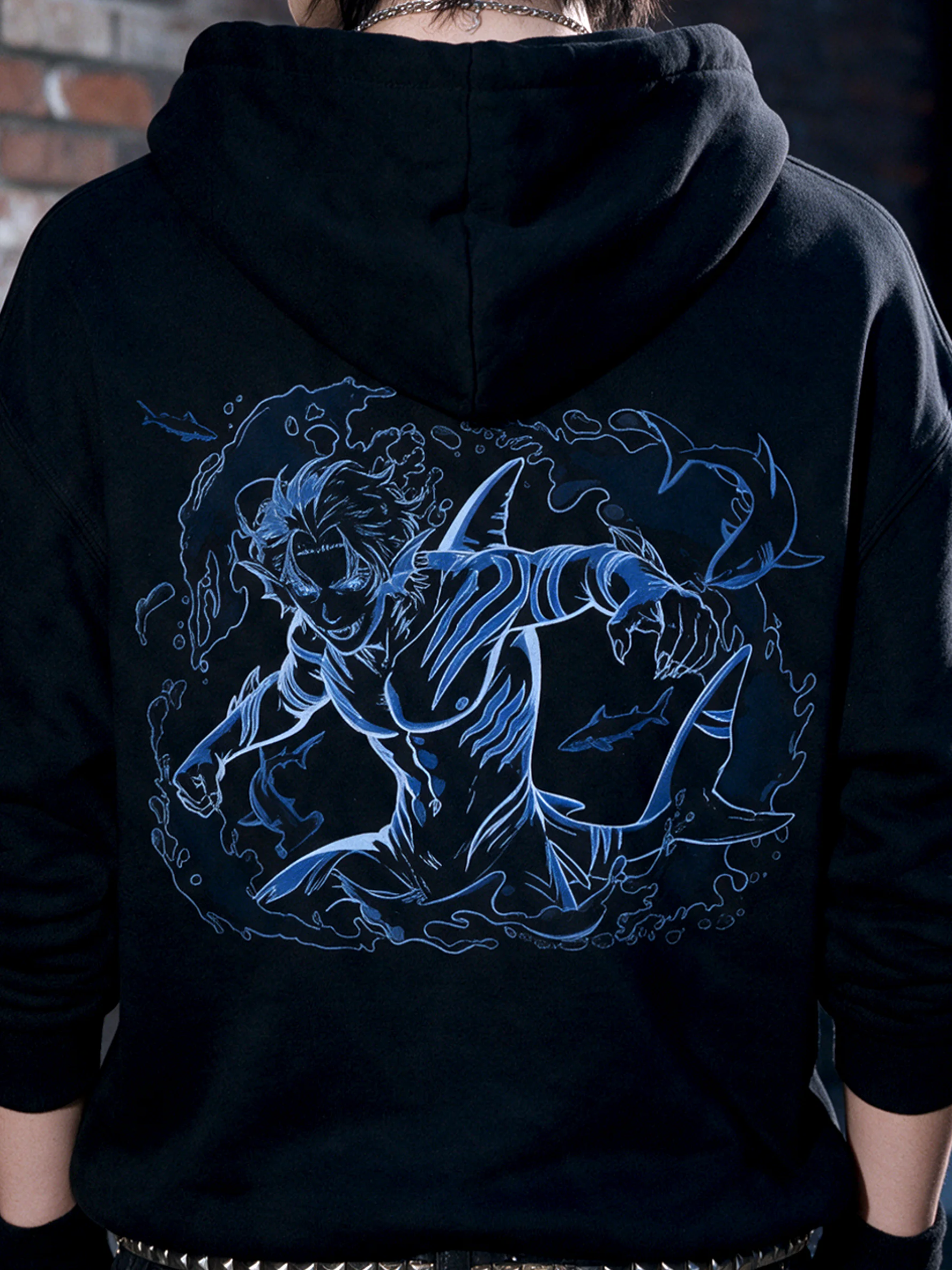 Steel The Truculent Shark - Hoodie product image (2)