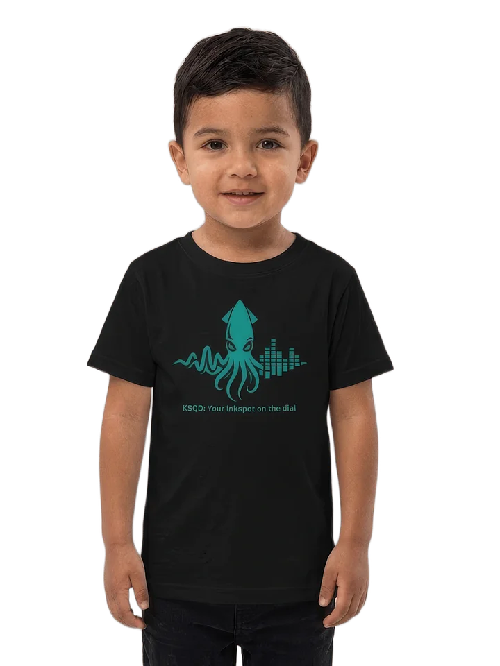 KSQD “Little Squid Beats” Baby Jersey T-Shirt (Black Edition) product image (1)