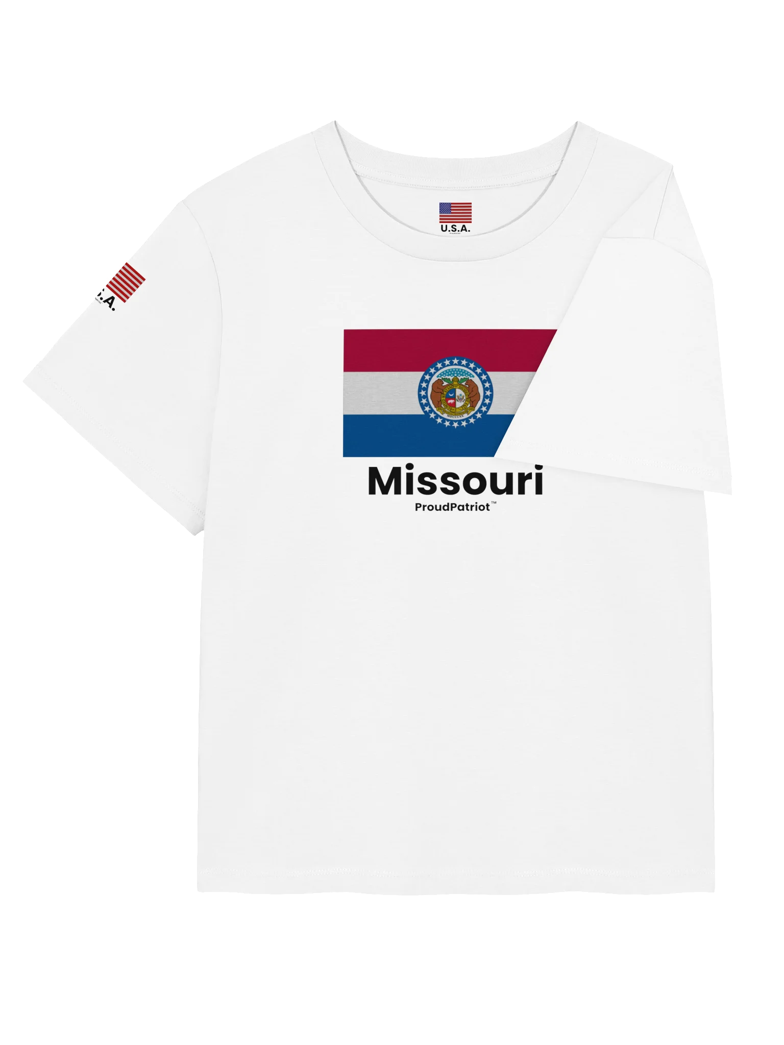 Missouri Women's Ribbed Neck T-Shirt product image (8)