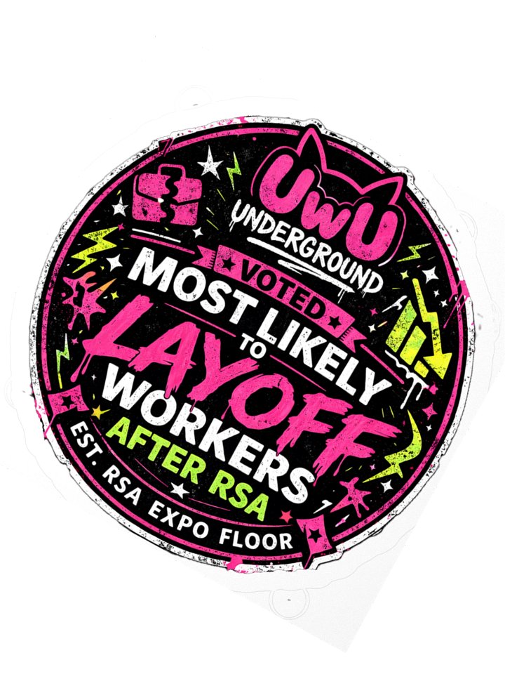 RSA - Layoff Sticker Vinyl product image (2)