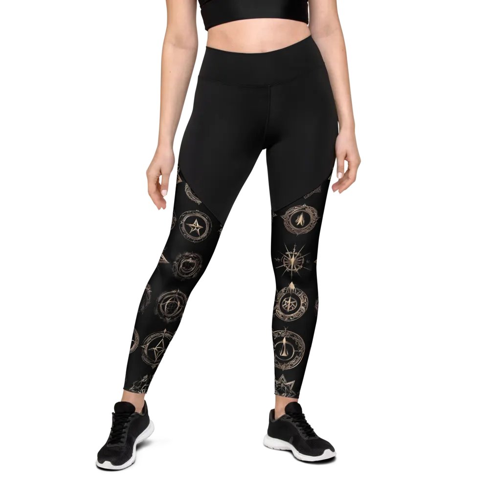 Symbology Black Top Leggings with Pocket product image (1)