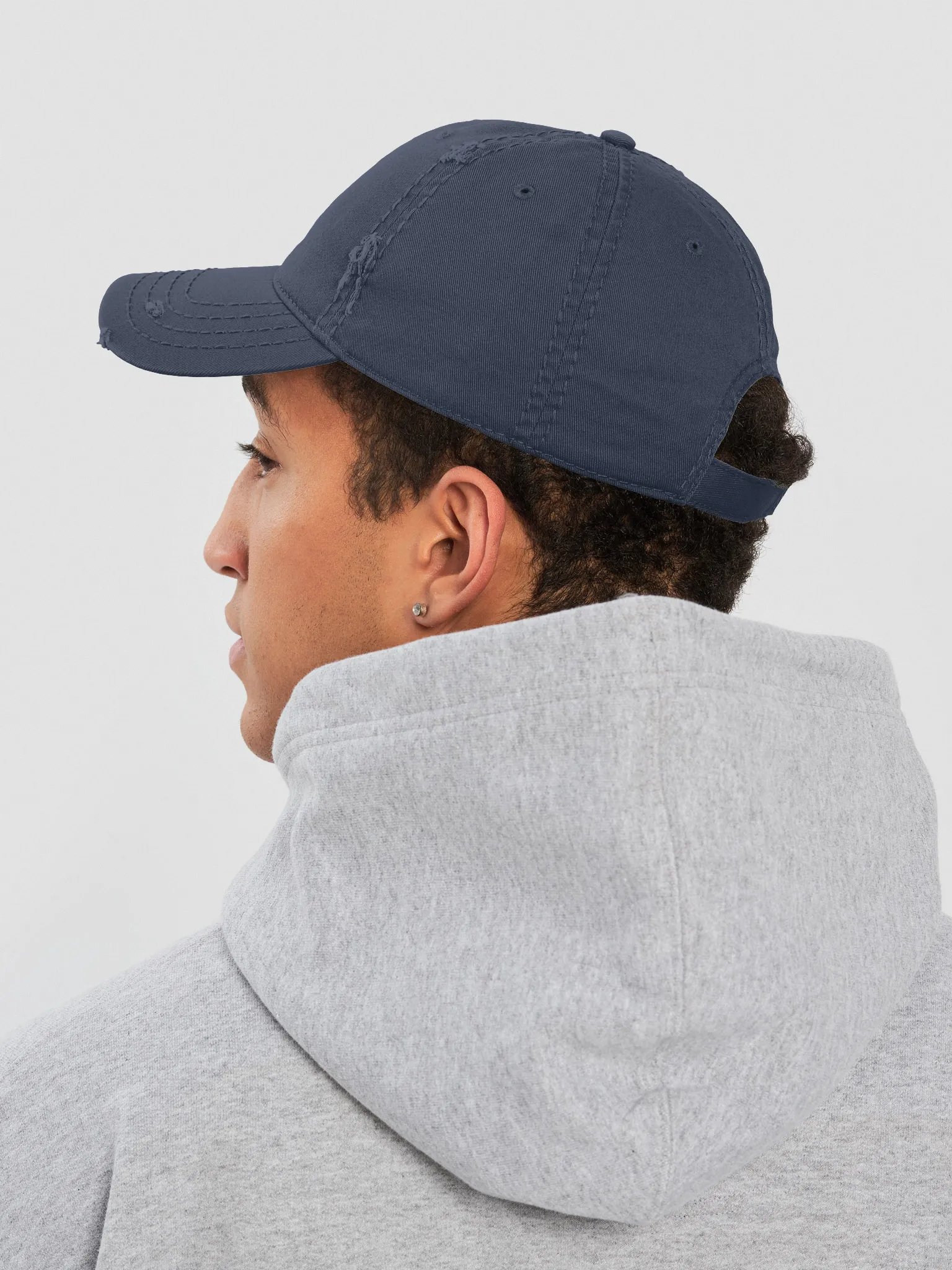 Retro Wave Distressed Dad Hat product image (8)