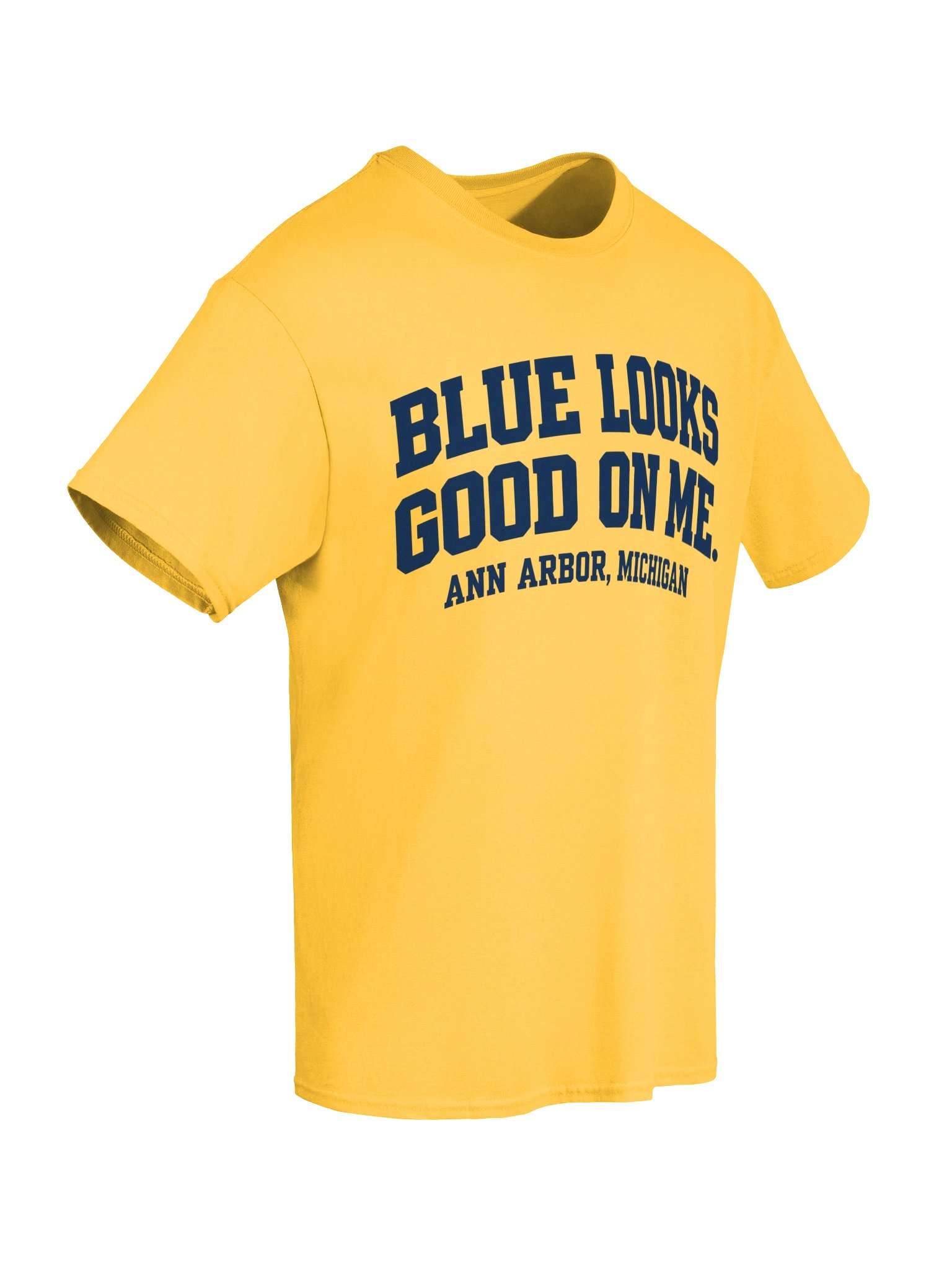Michigan Blue Looks Good On Me T-Shirt product image (6)