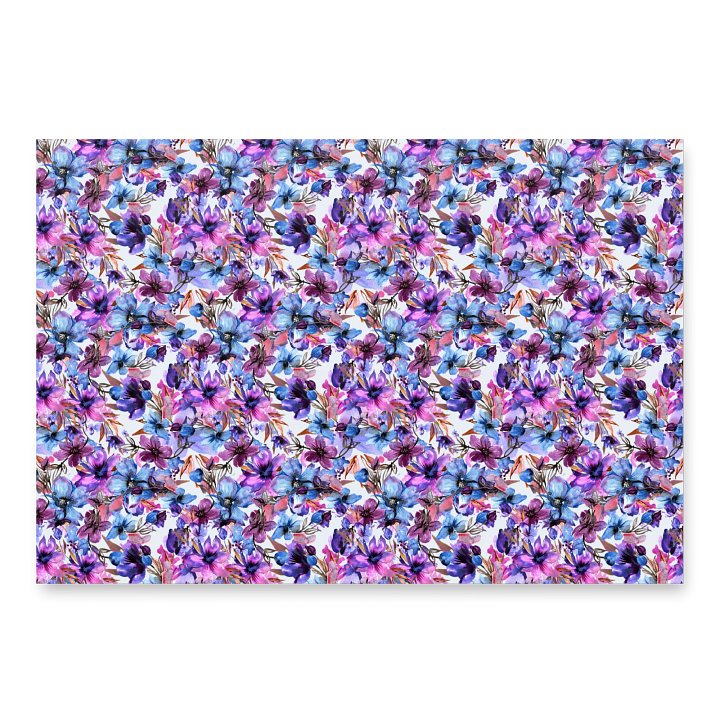 Purple Flowers Paper product image (1)