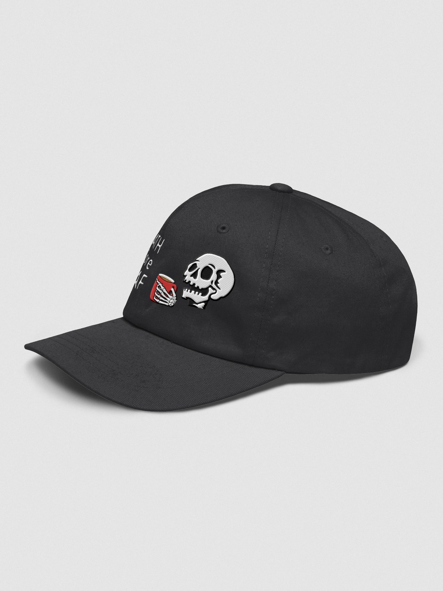 DEATH BEFORE DECAF – EMBROIDERED HAT product image (3)