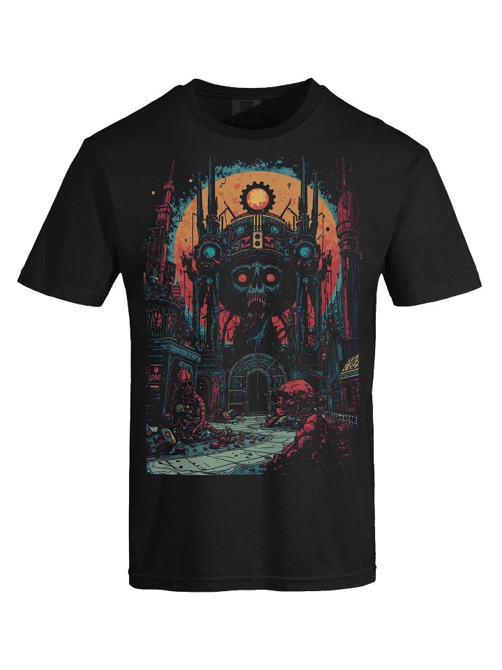 Neon Apocalypse Skull Heavyweight T-Shirt product image (2)