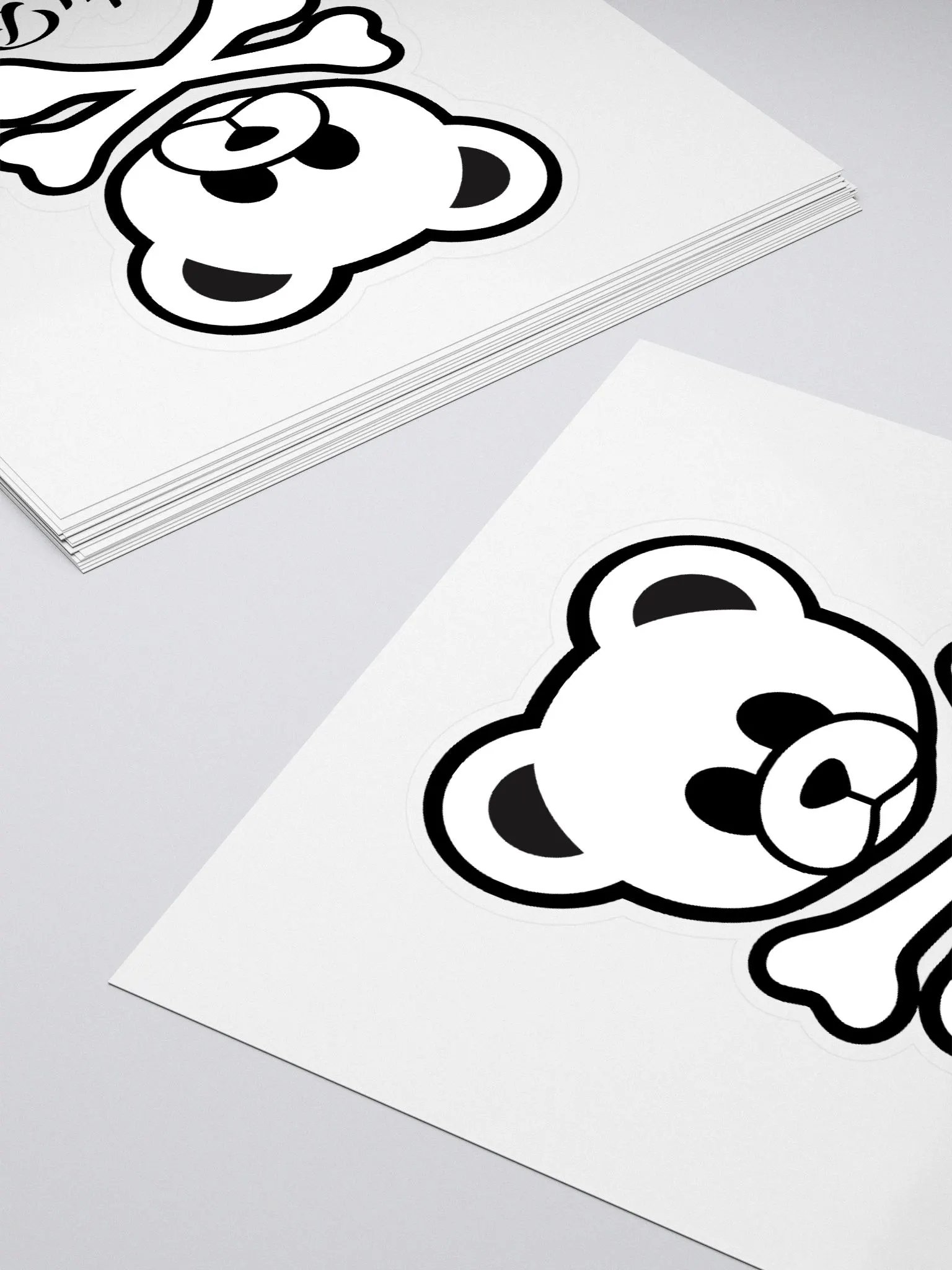 Cute & Edgy Deady Bear Kiss-Cut Stickers product image (4)