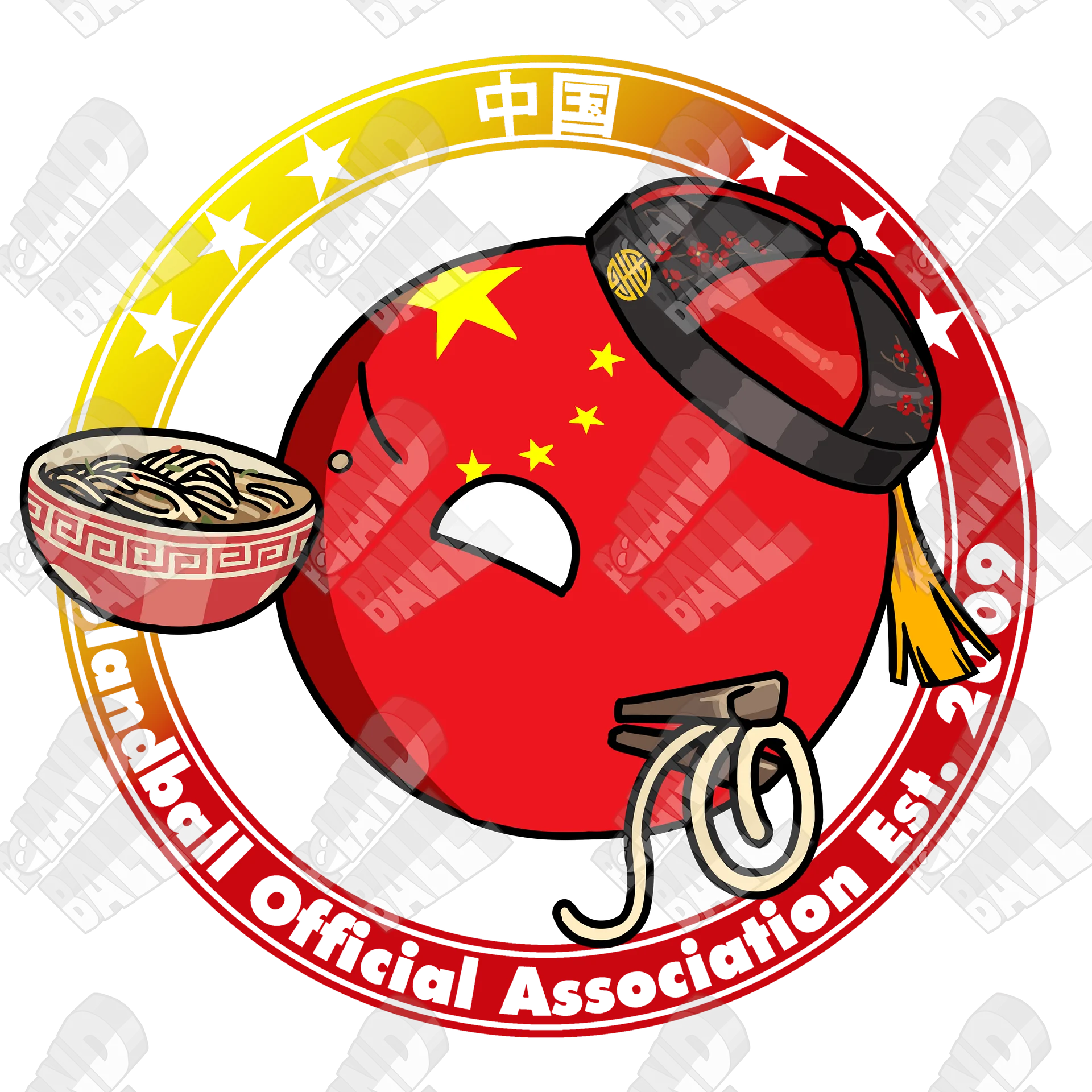Polandball Official Association T-shirt - China product image (4)