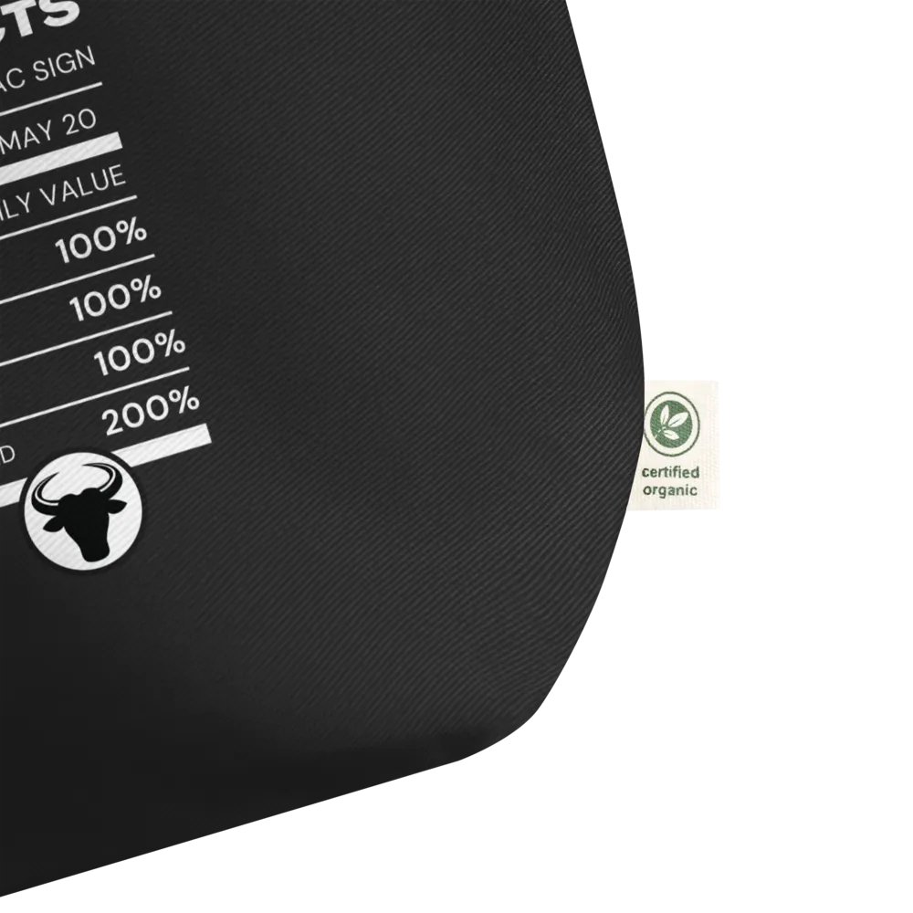 Taurus Nutrition Facts Tote product image (4)