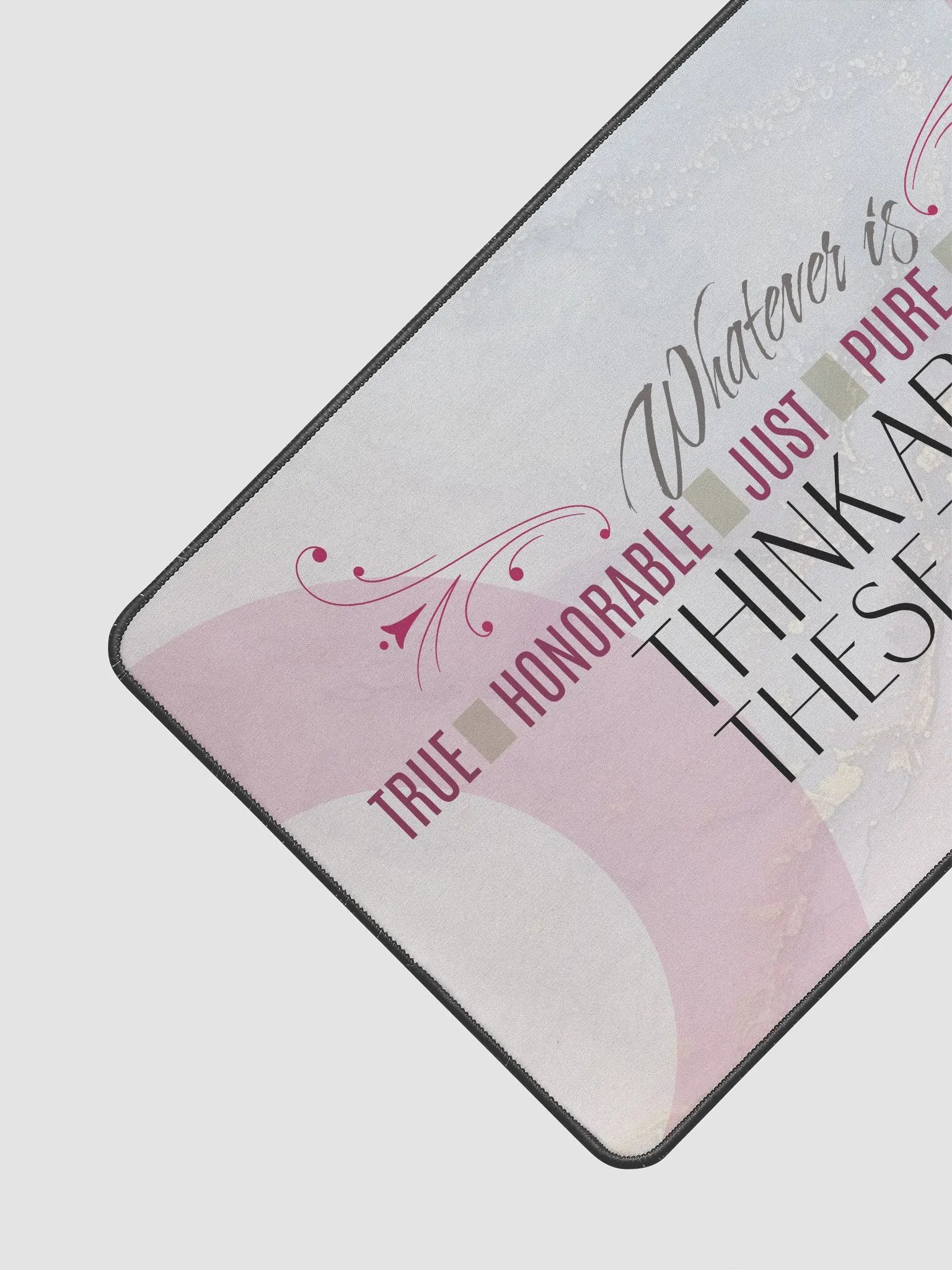 Inspirational Pink Desk Mat product image (5)