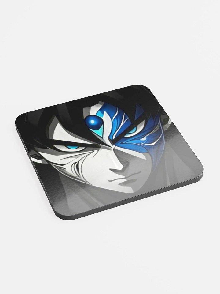 Blue Gem Guardian Glossed Cork Coaster product image (2)