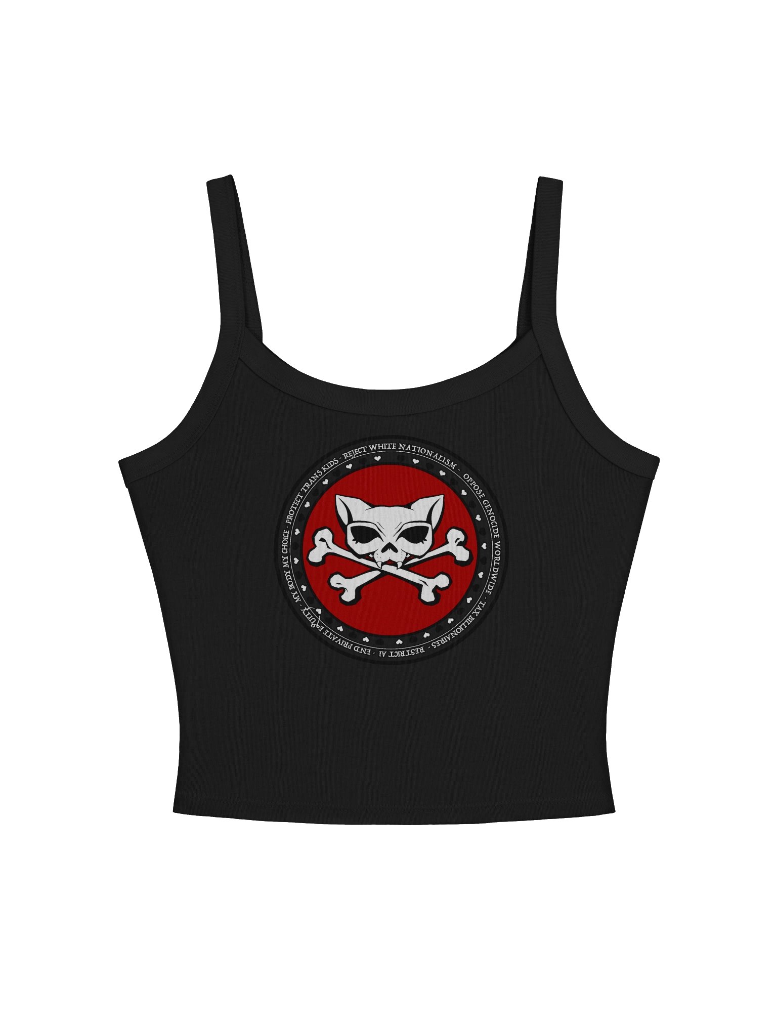 My Politics Red ink Micro-Rib Tank Top product image (1)