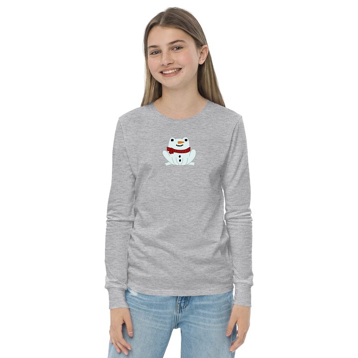 s0phmas Snow Froge Kids Longsleeve T-Shirt product image (2)