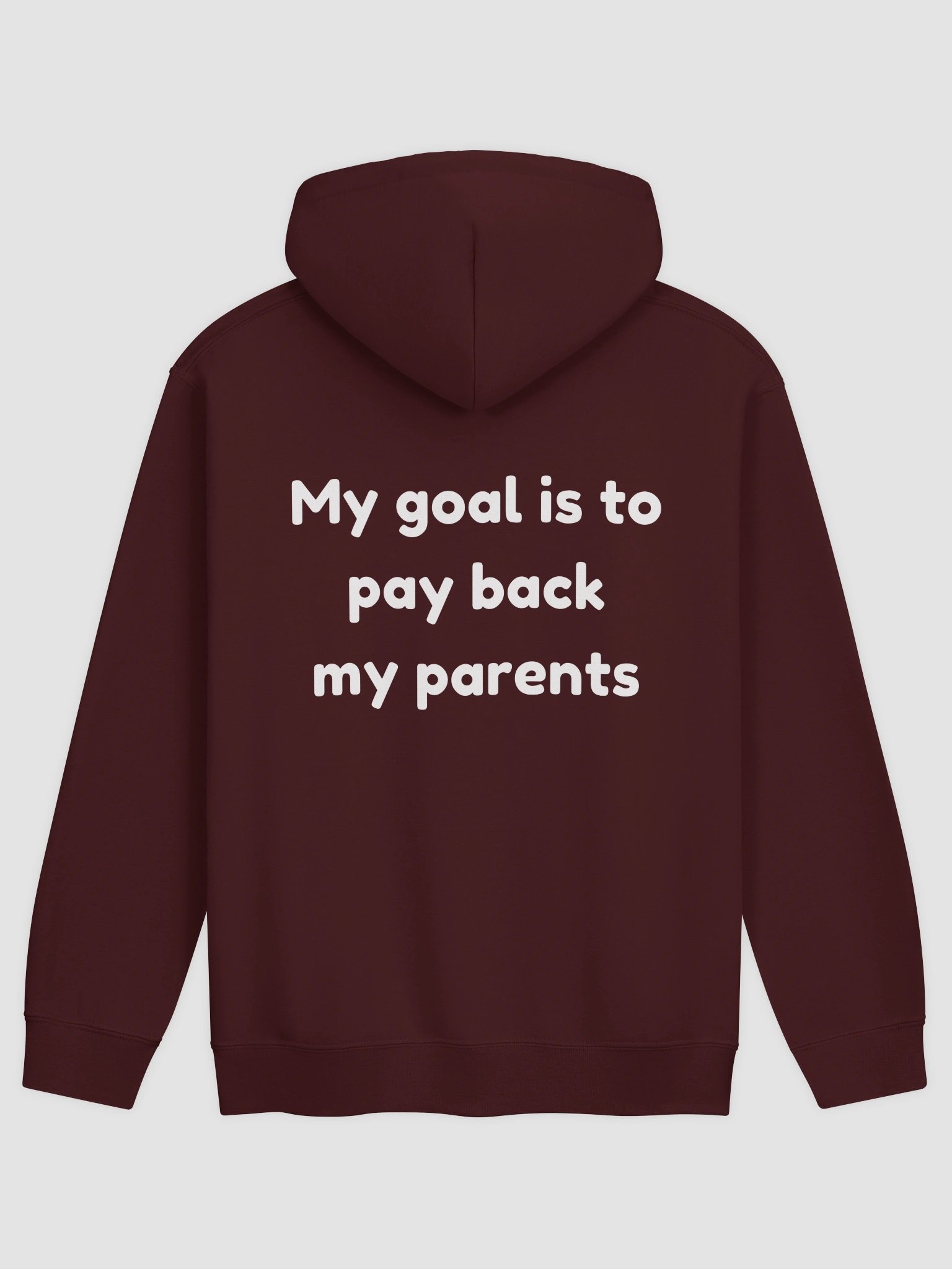 My Goal Is To Pay Back My Parents Hoodie product image (2)
