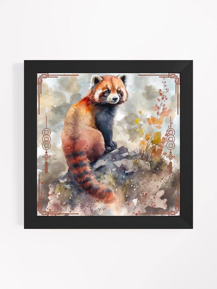 Autumnal Red Panda Watercolor Poster product image (2)