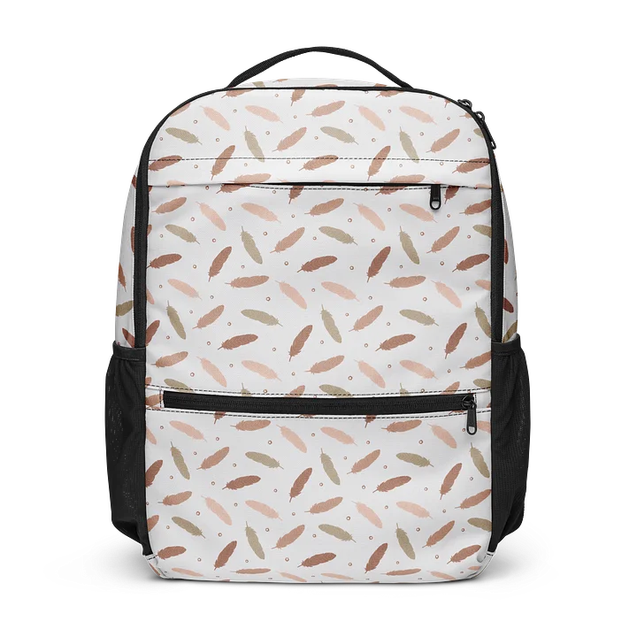 Mocha Mousse Feathers Utility Backpack product image (1)
