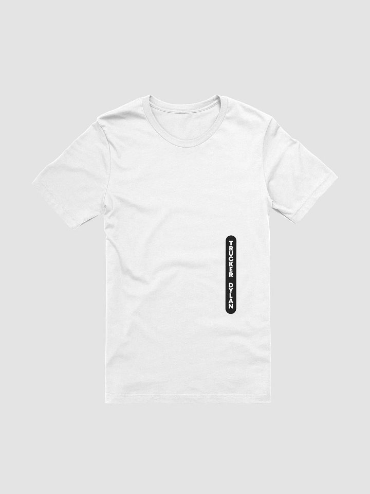 Trucker Dylan Cut Out Vertical Black Logo T-Shirt - Light product image (1)