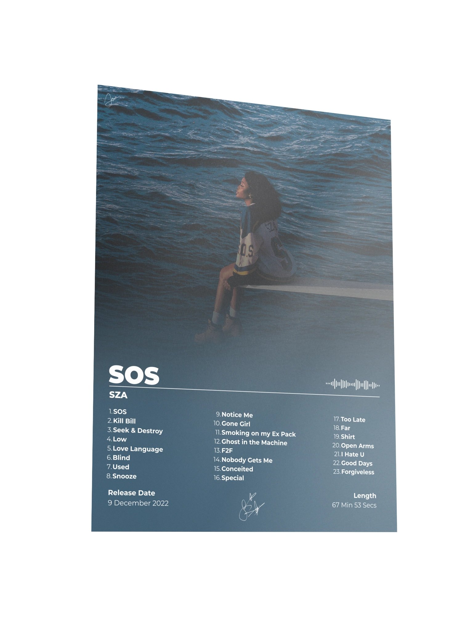 SZA SOS Album Poster product image (5)