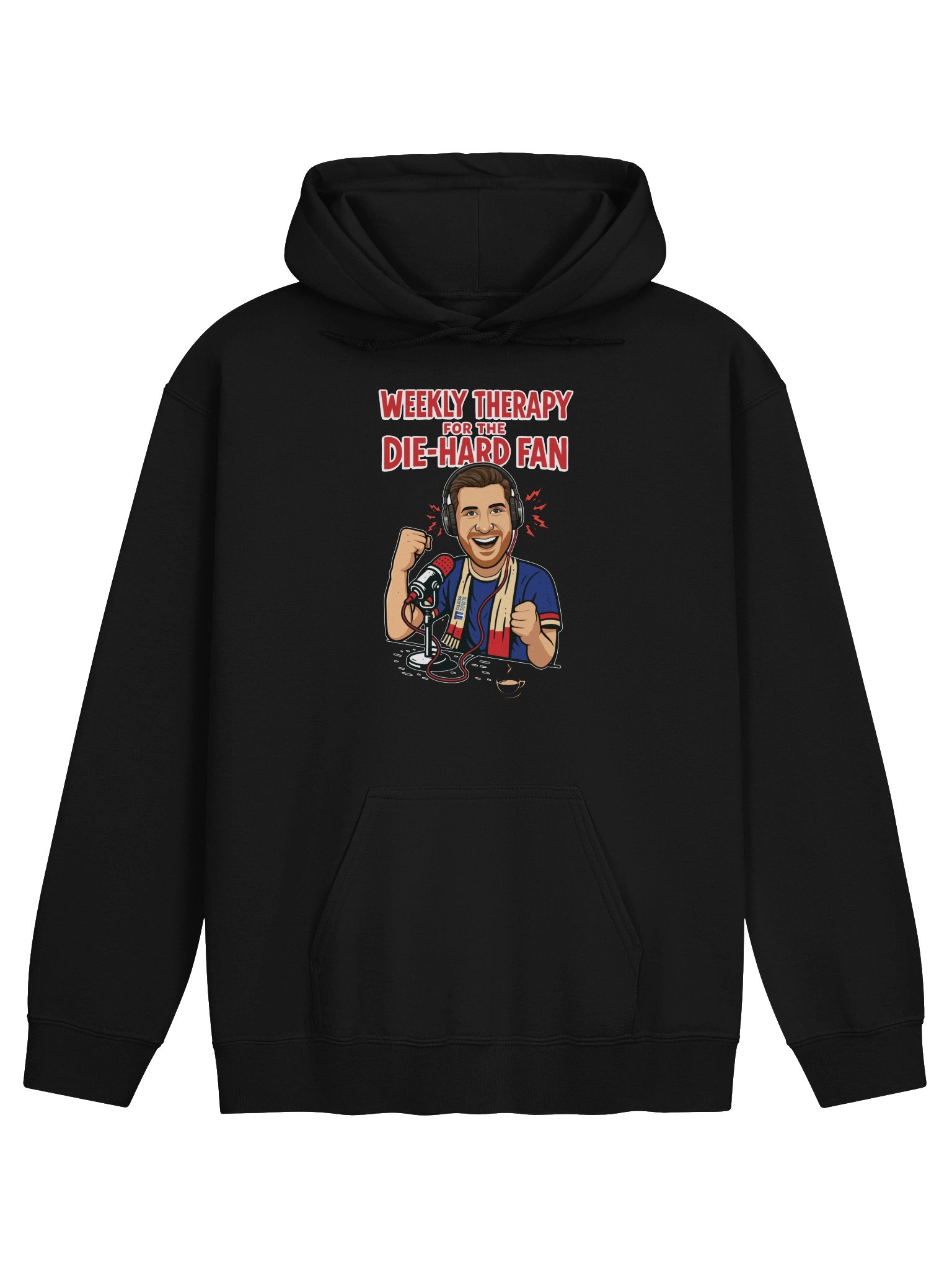 Weekly Therapy Hoodie | For Loud Football Fans Who Layer Up and Let It All Out product image (1)