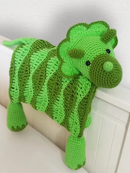 Dinosaur Baby Blanket Crochet Pattern - Amigurumi Dino Toy PDF - Crafting Happiness product image (1)