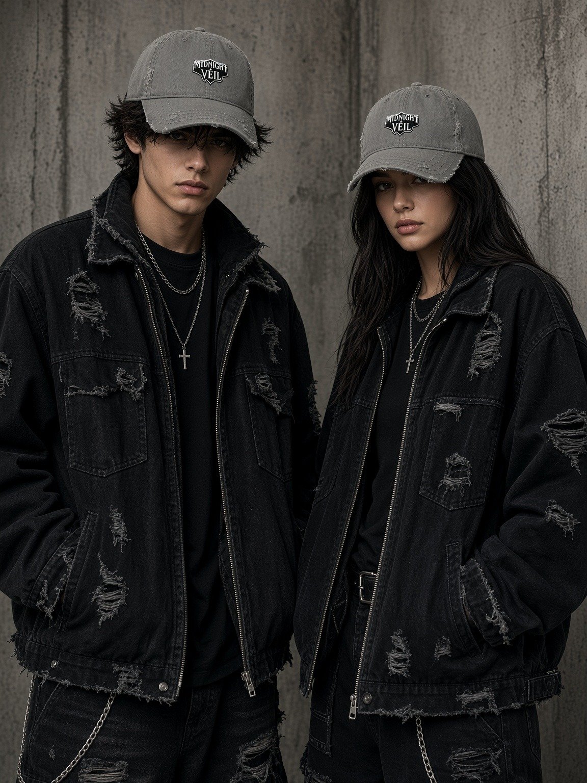 Midnight Veil Distressed Cap product image (2)