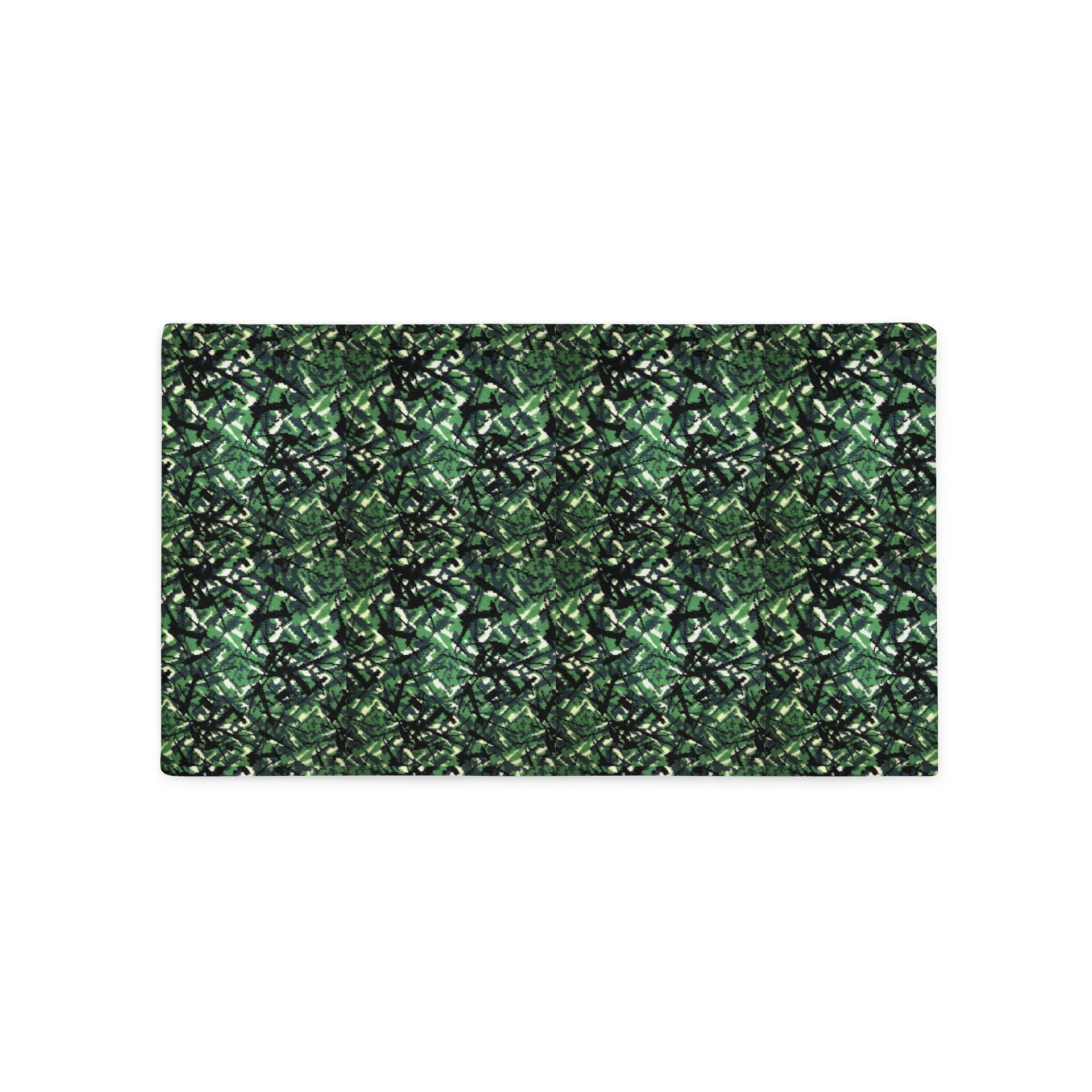 Retro Green Danish Plush Pattern Cushion – Pillowcase product image (2)