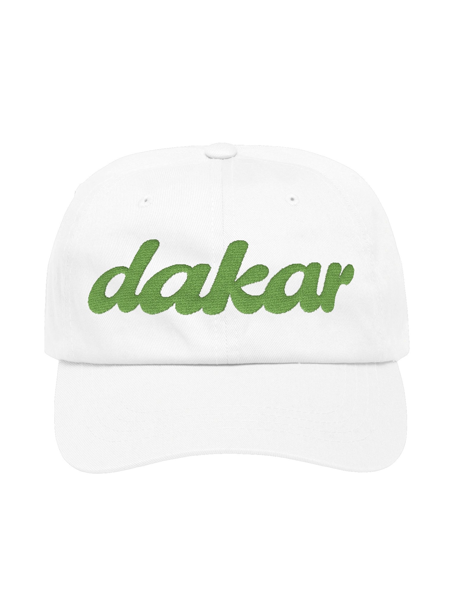 Dakar Script Green Dad Hat product image (1)