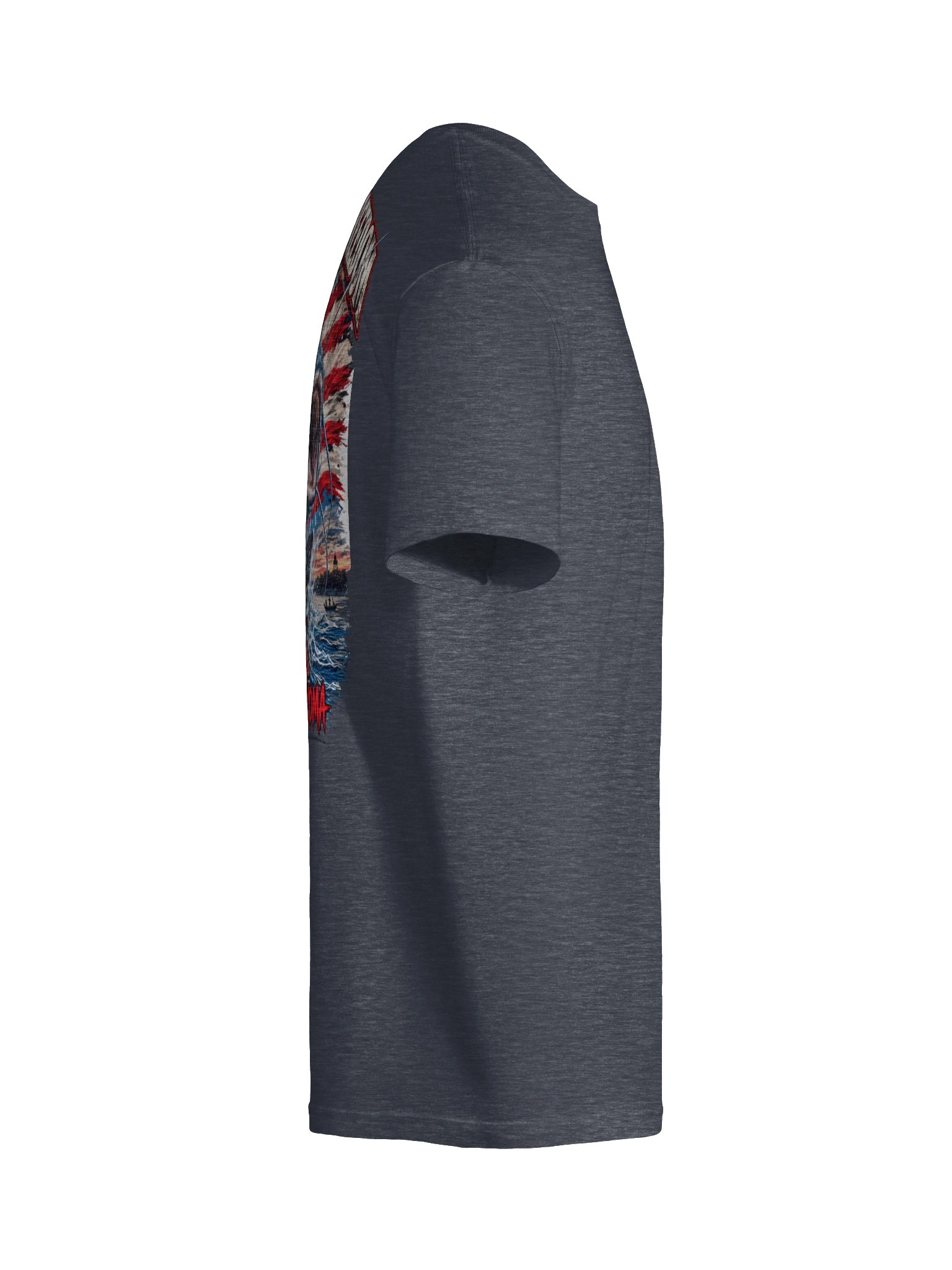Doing USA – Hooked on Freedom Lake Texoma Catfish Tee product image (26)