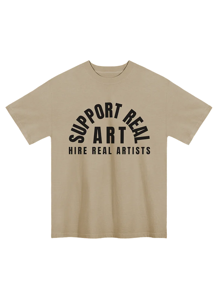Support Real Artists Faded Oversized Tee product image (1)