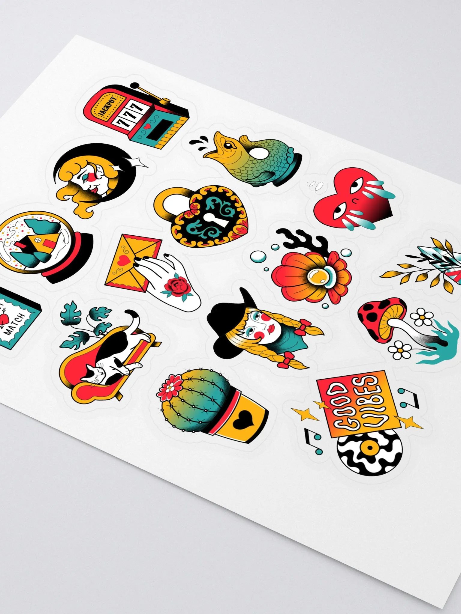 Fun Flash Sticker Sheet product image (2)