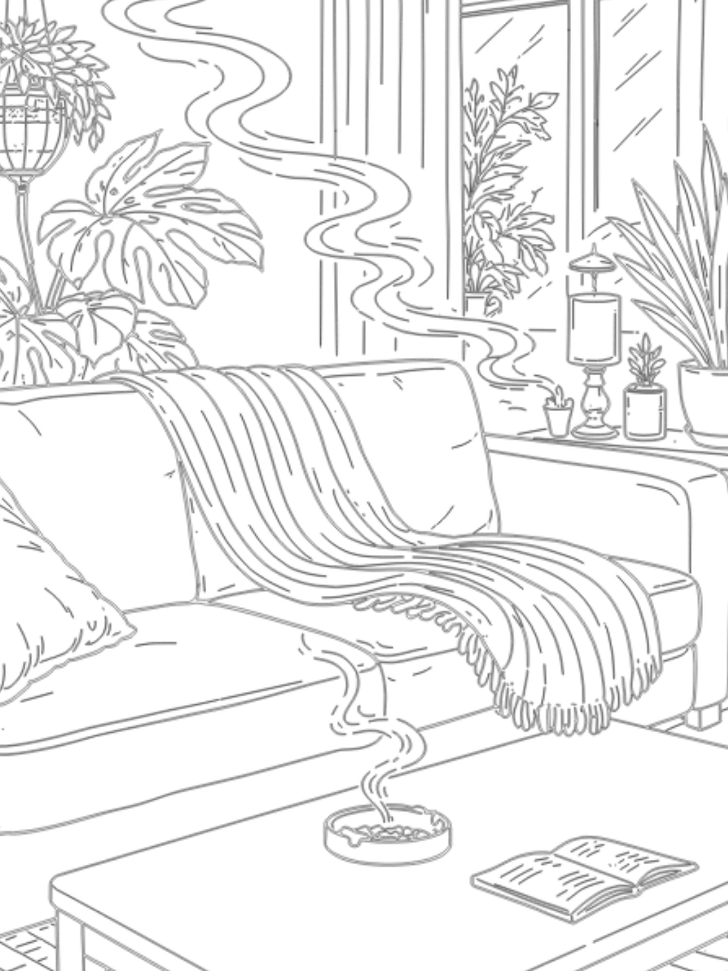 High Life Style: Portraits – Everyday Moments (An Adult Coloring Book) - DIGITAL product image (5)