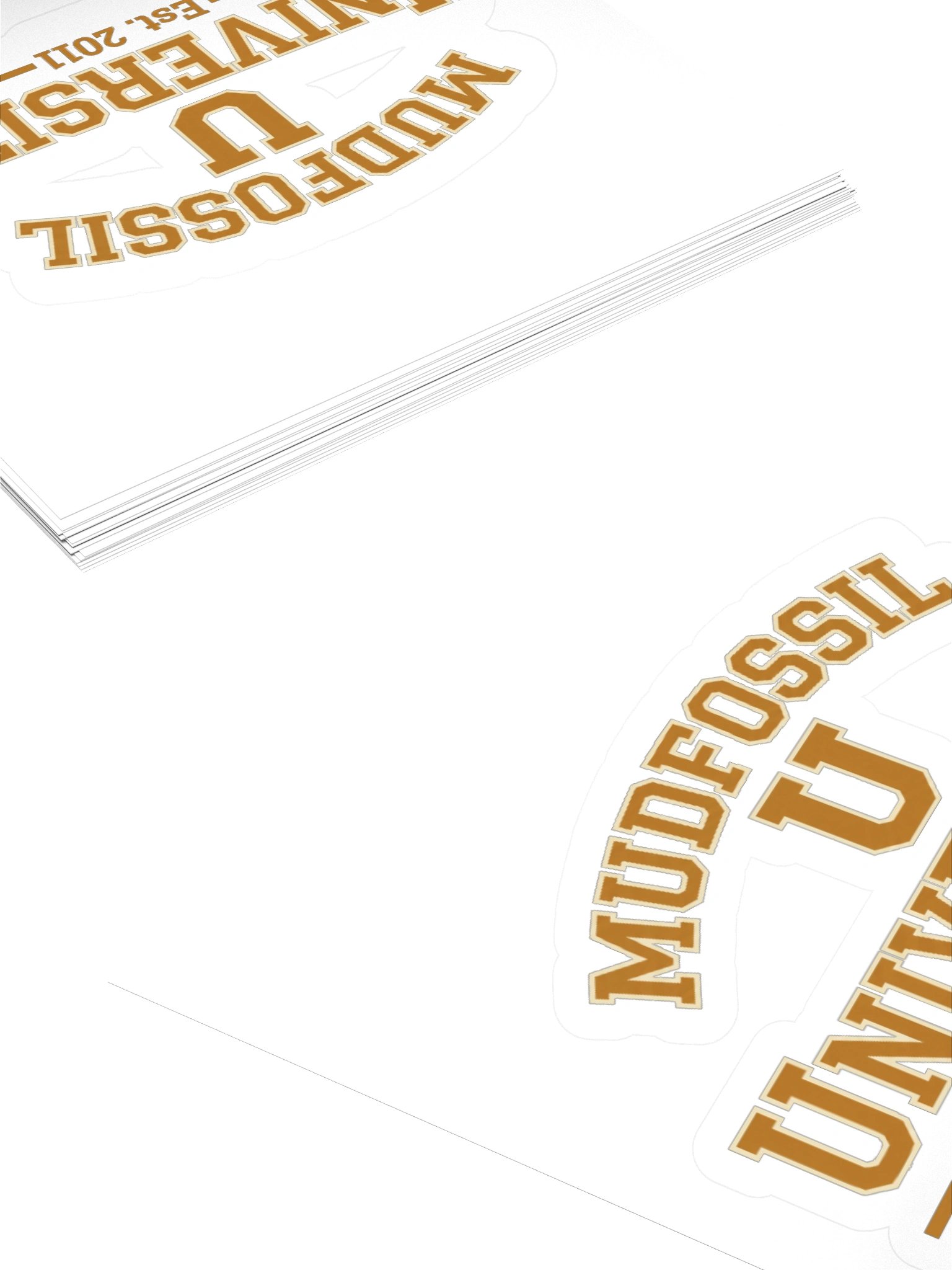 Mudfossil University Crest Sticker product image (11)
