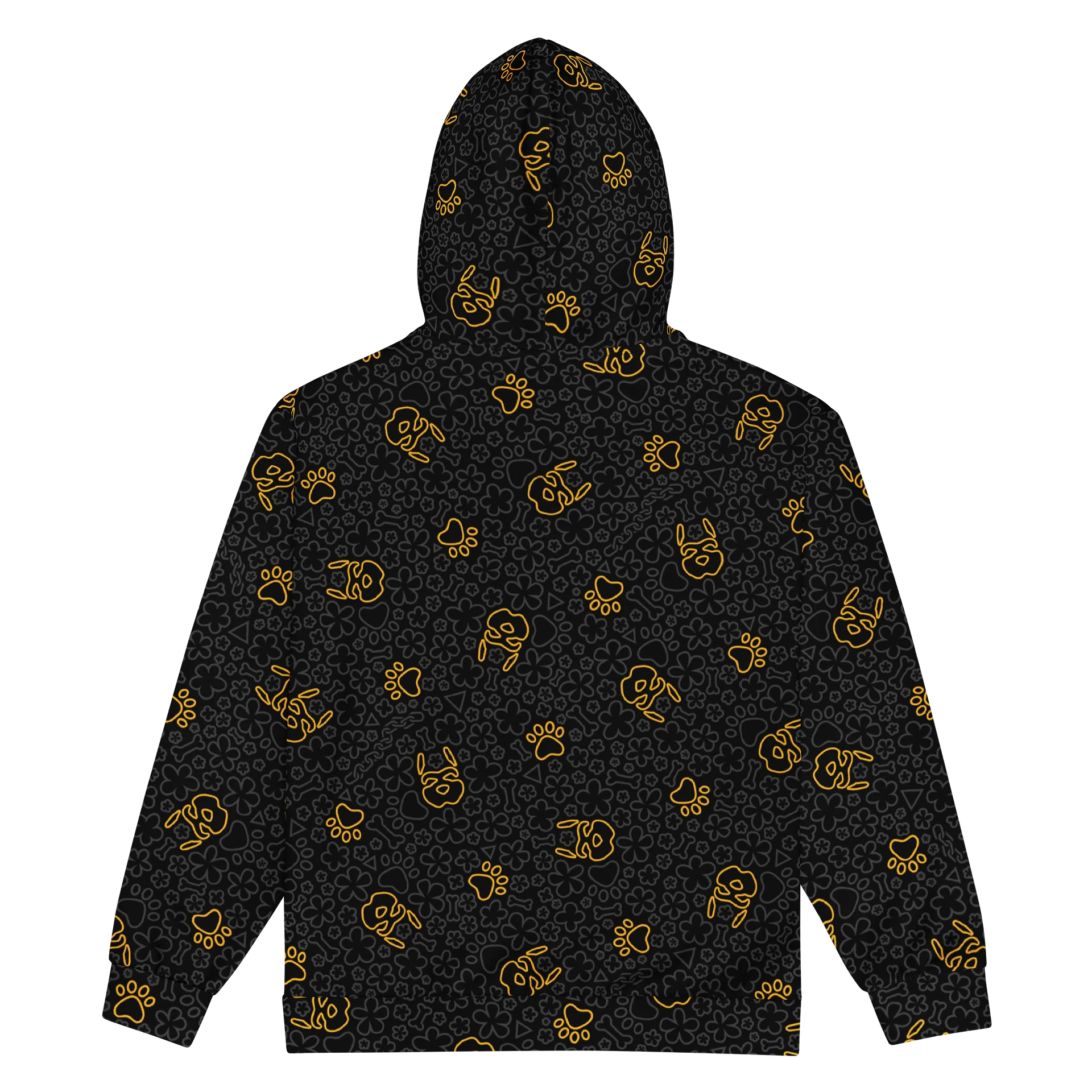 Psych Pattern Zip-Up Hoodie - Night Orange product image (2)