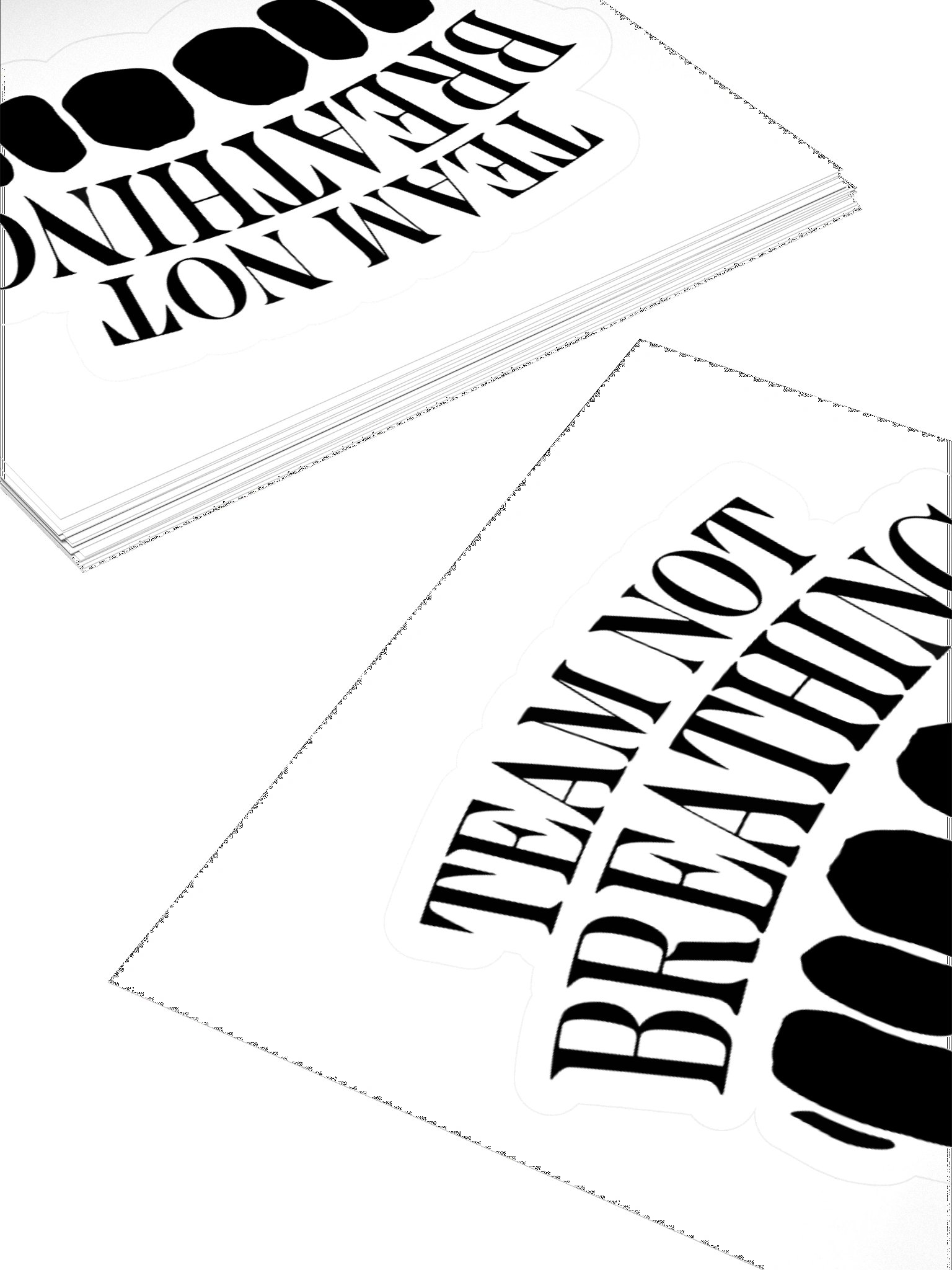 Team Not Breathing Sticker product image (10)