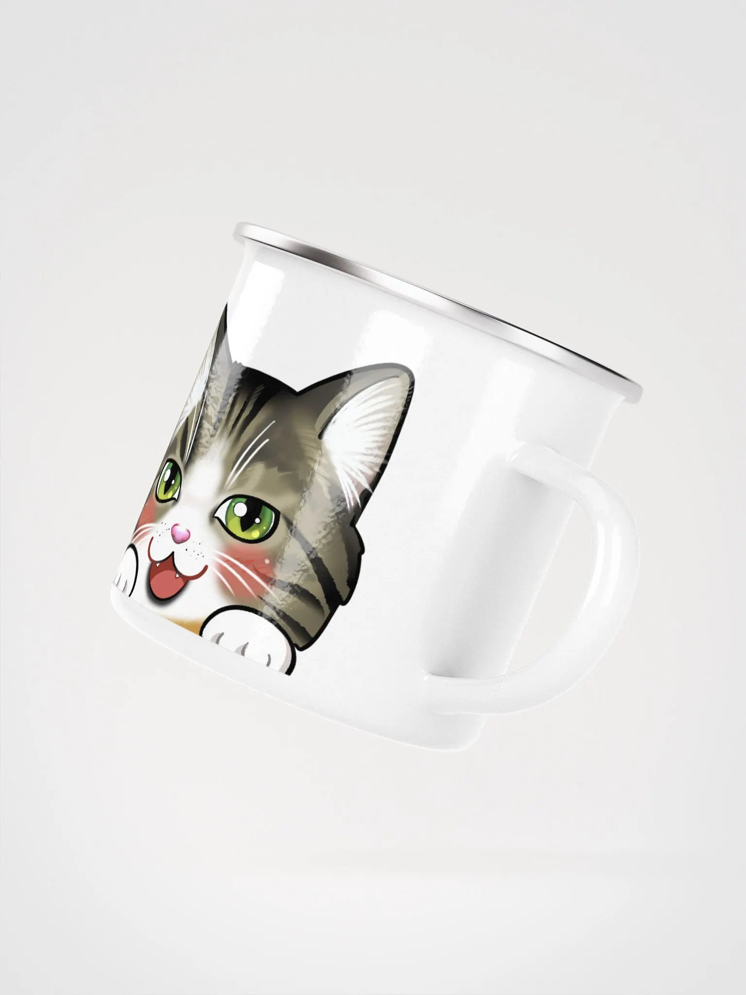 Cat Mug (Enamel) product image (2)