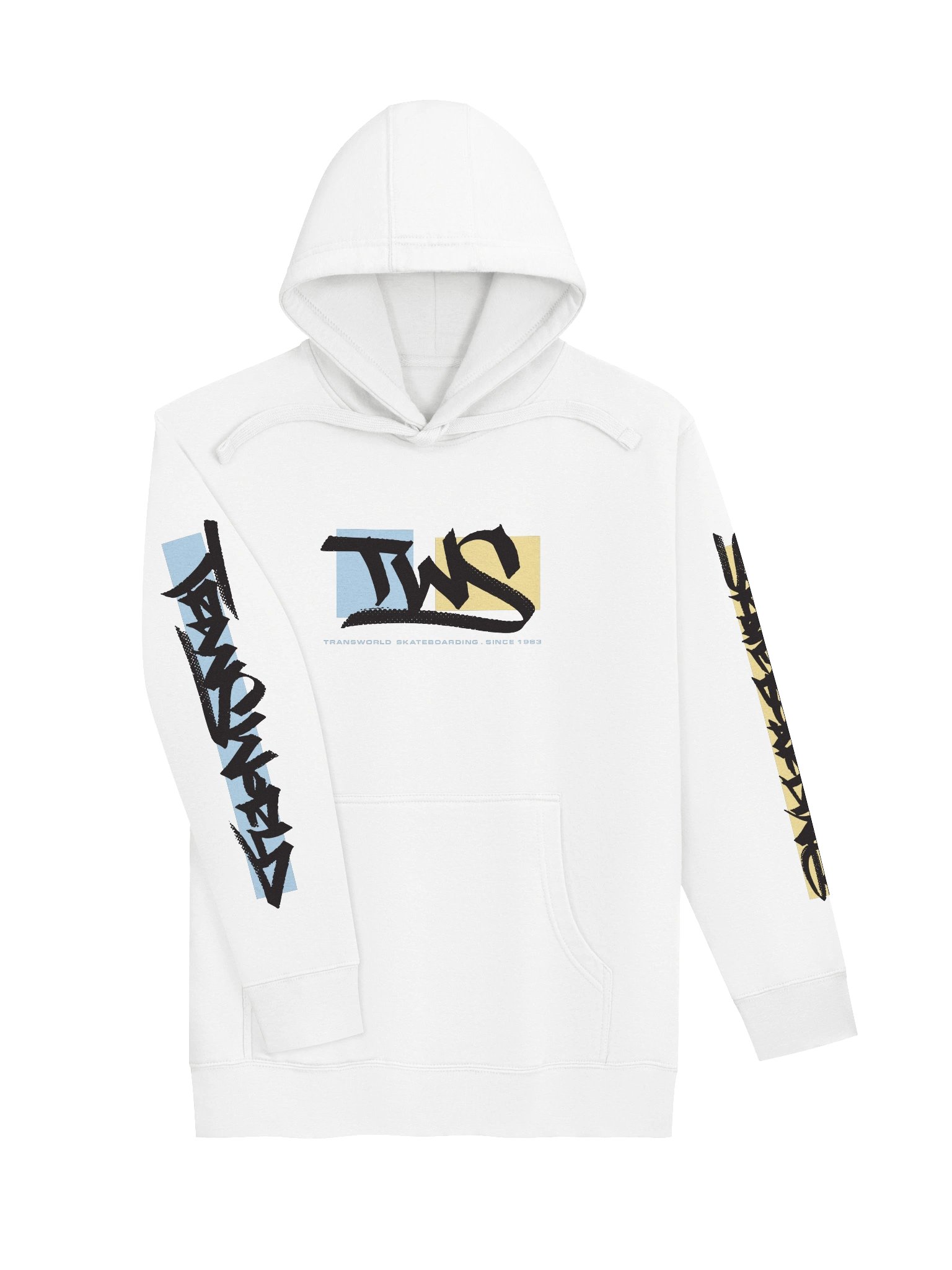 Eli Morgan Gesner Handstyle White Hoodie product image (3)