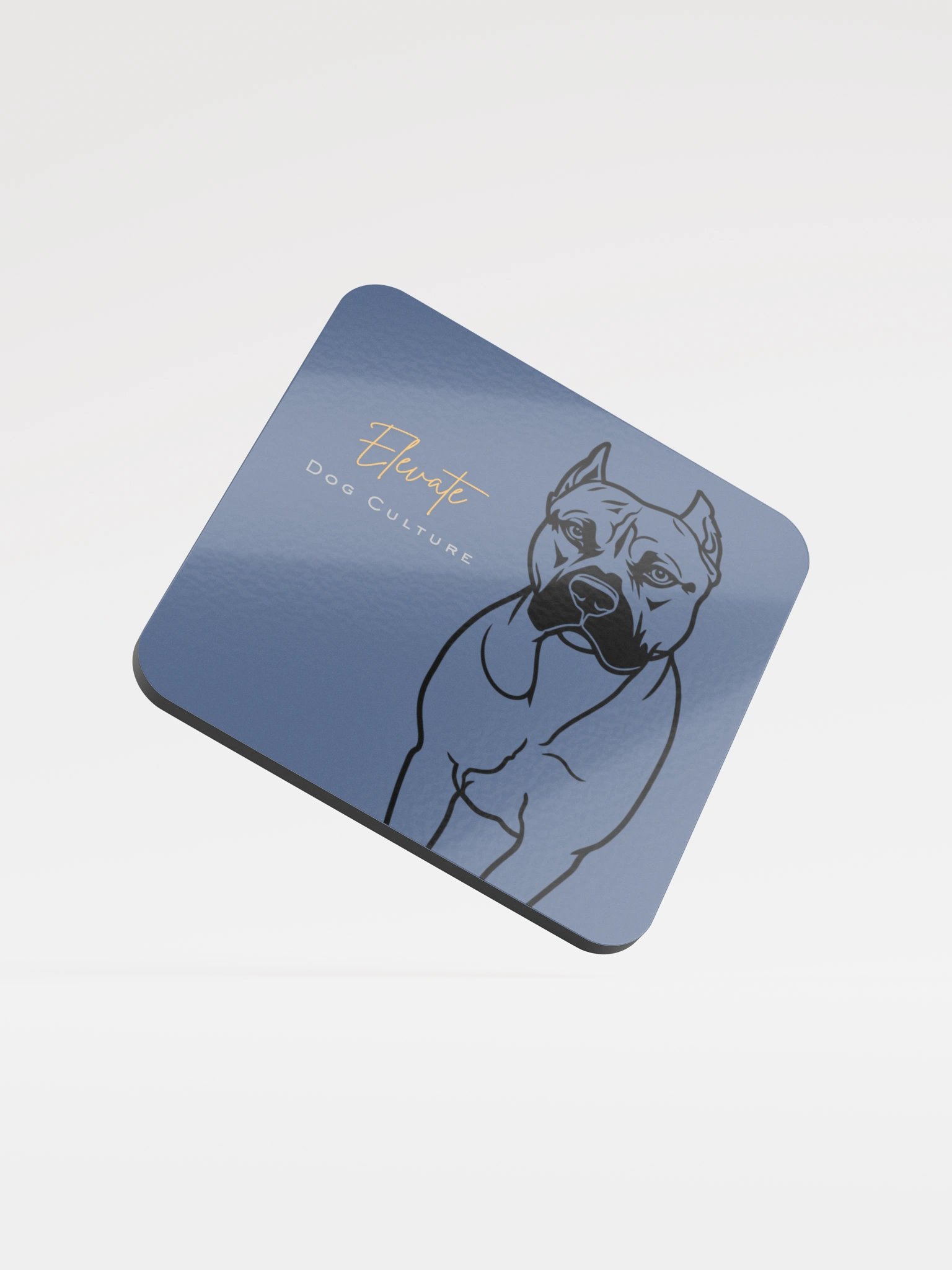 Elevate Dog Culture Glossed Cork Coaster product image (1)