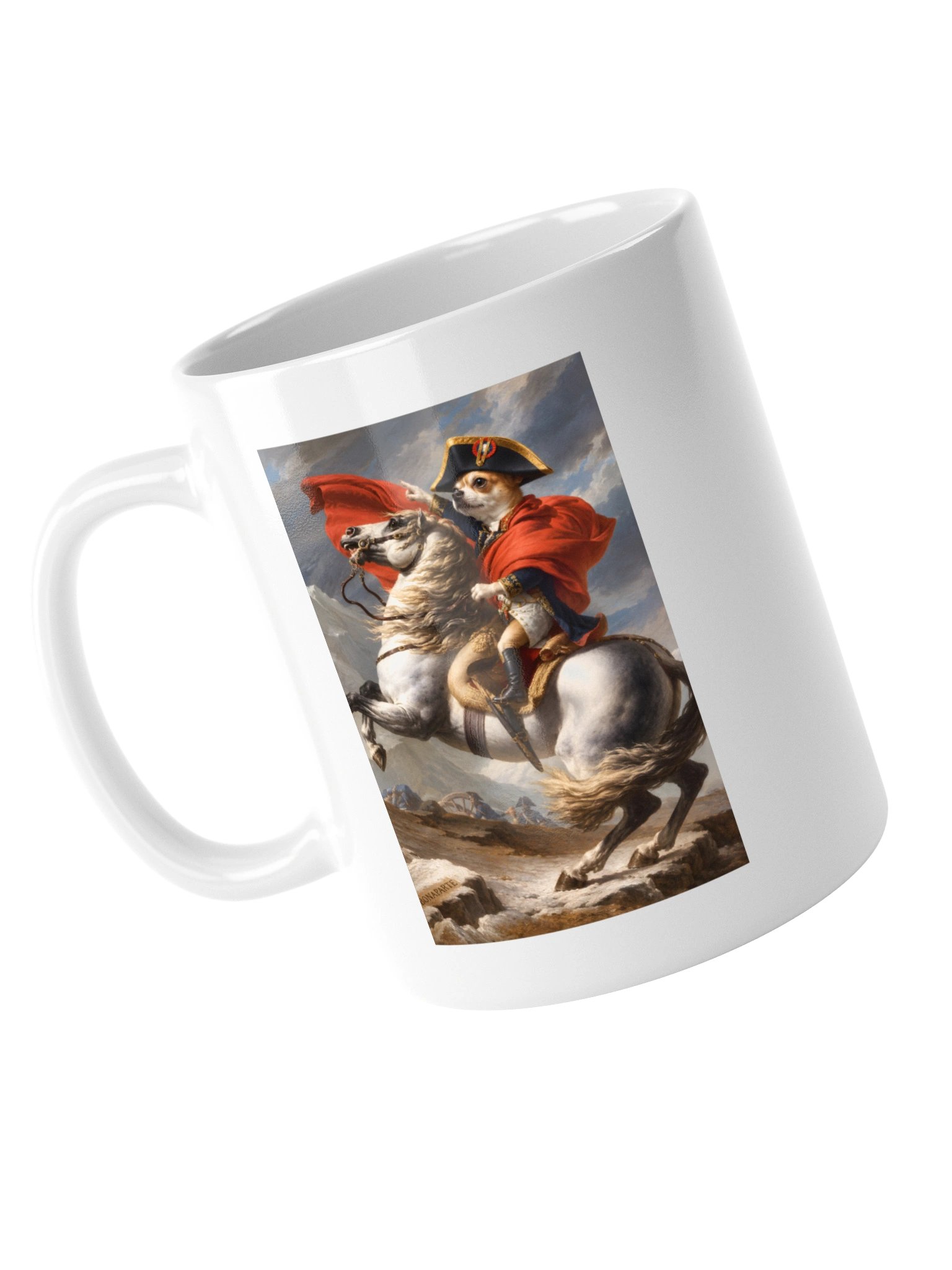 Chihuahua Napoleon Crossing the Alps Mug product image (5)