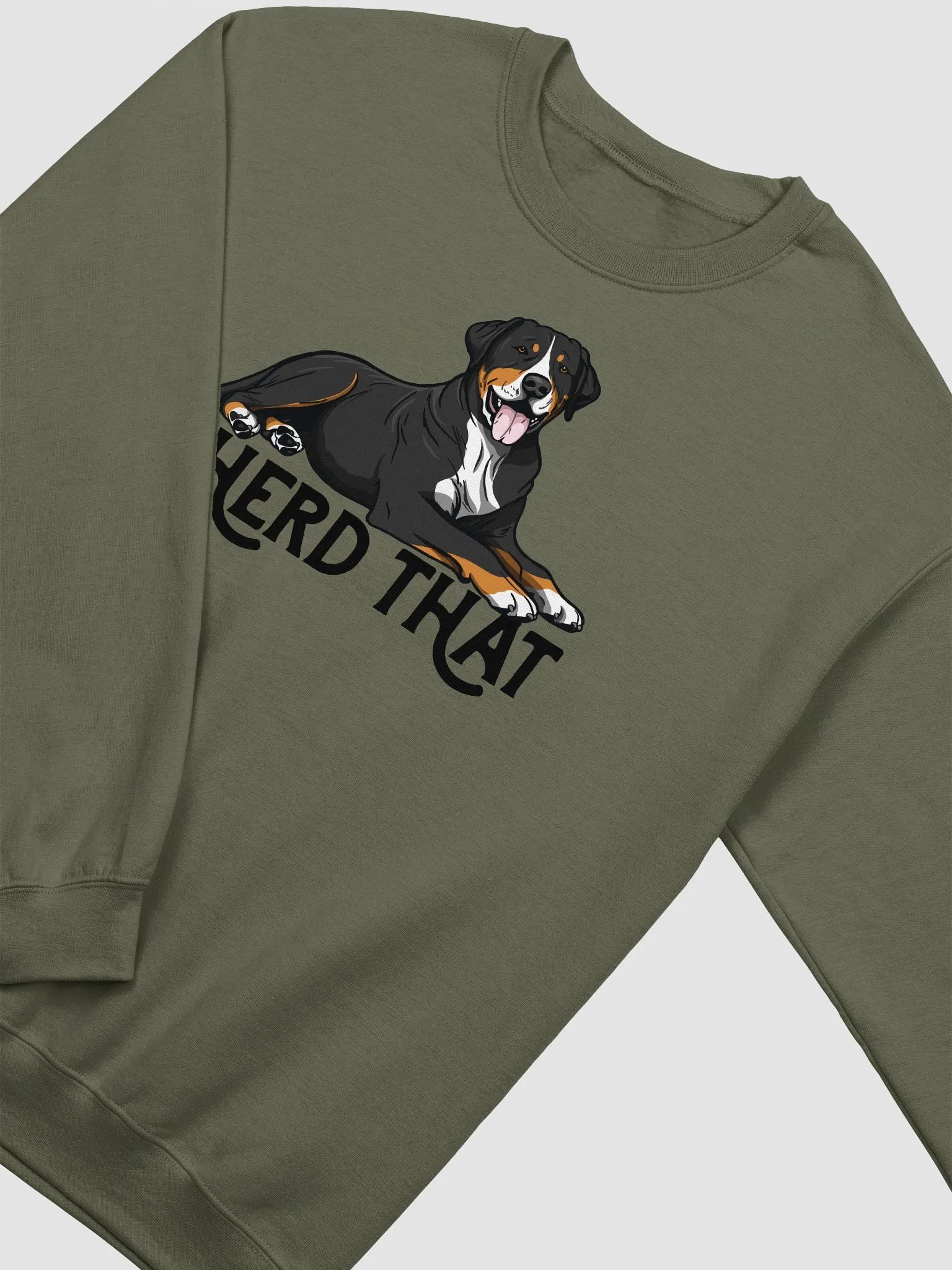 I Herd That Sweatshirt of a Greater Swiss Mountain Dog | Funny Shirt for Greater Swiss Mountain Dog Paw-rents product image (4)