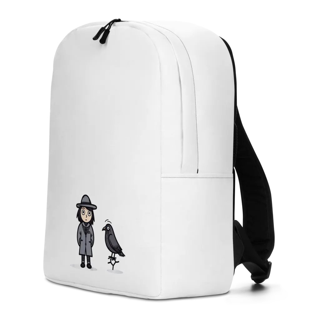 🎒 Crow Man & Companion Minimalist Backpack 🌟 product image (11)