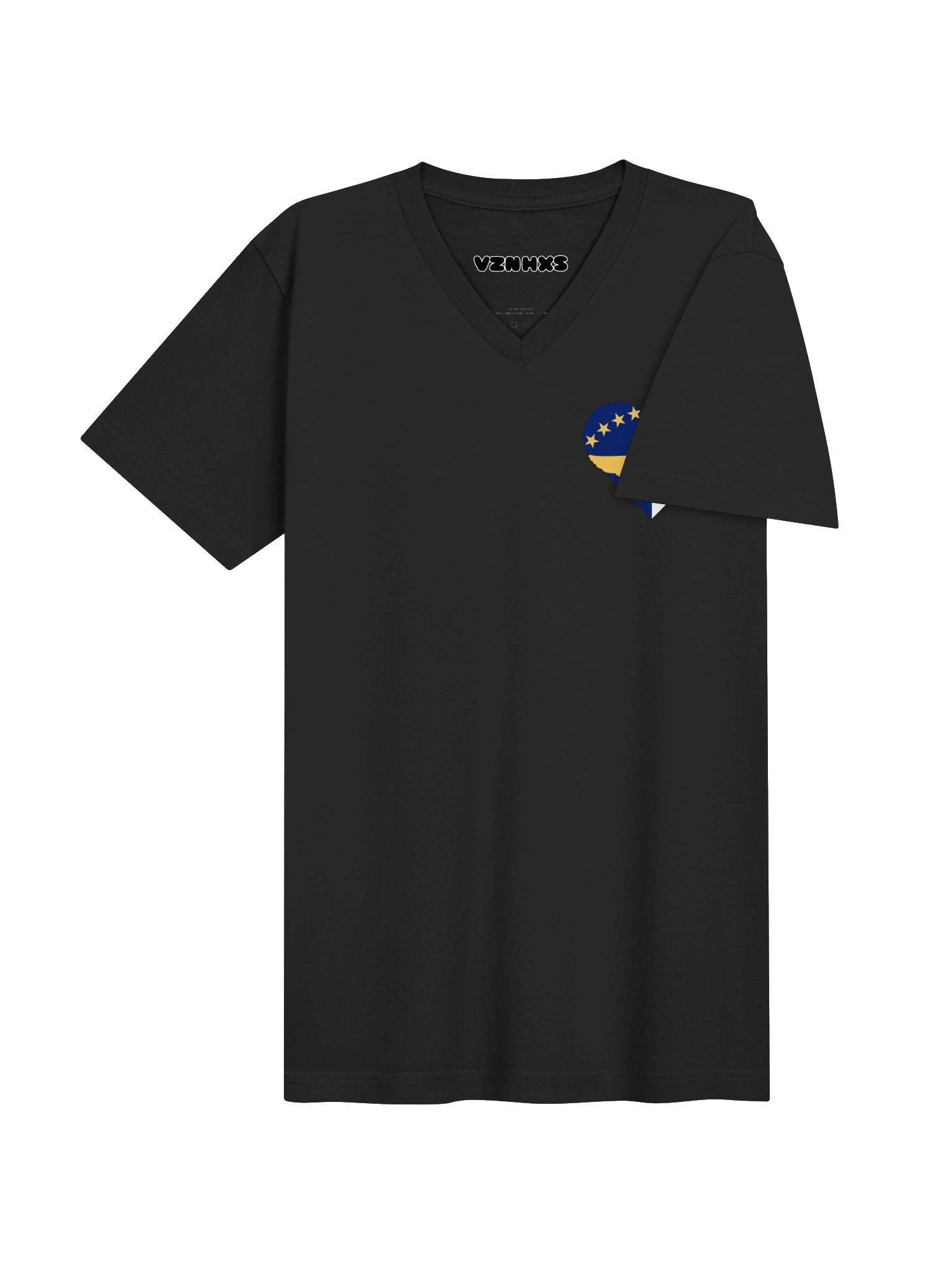 azores flag heart v neck tee product image (3)