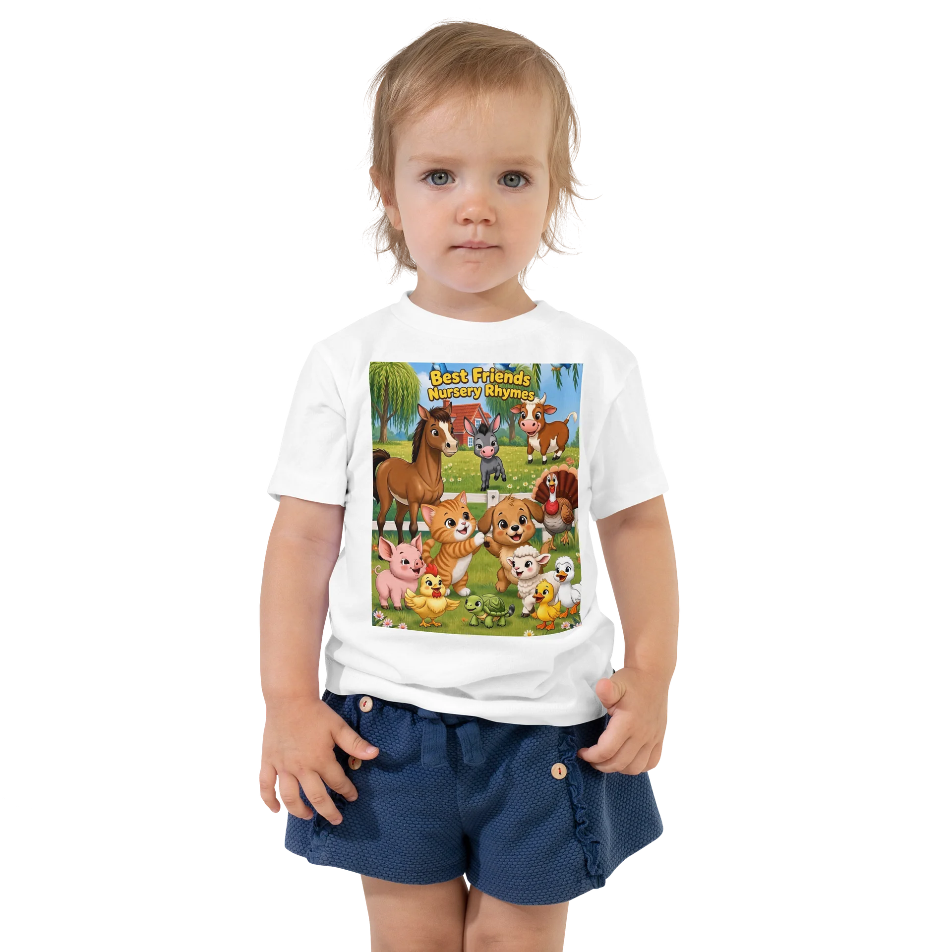 Cute Farm Animal Cartoon Child t-shurt product image (1)