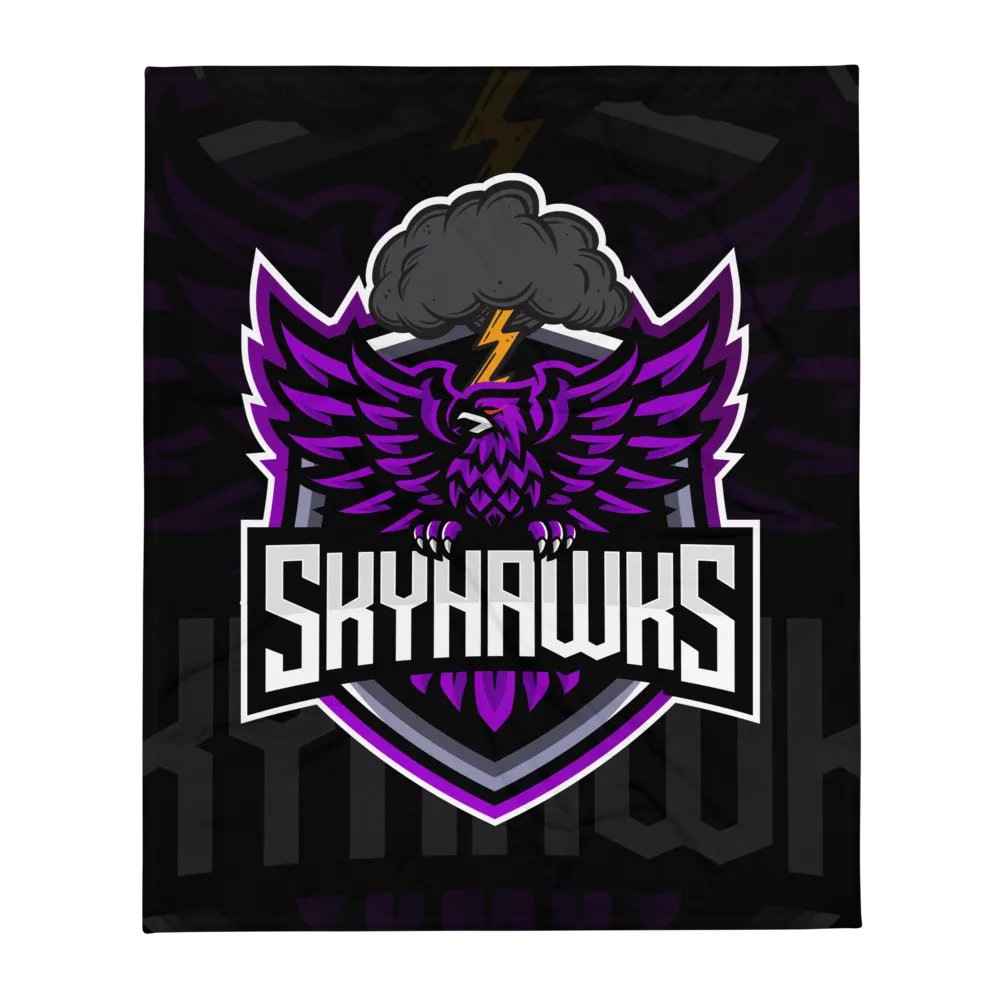 Skyhawks Throw Blanket product image (13)