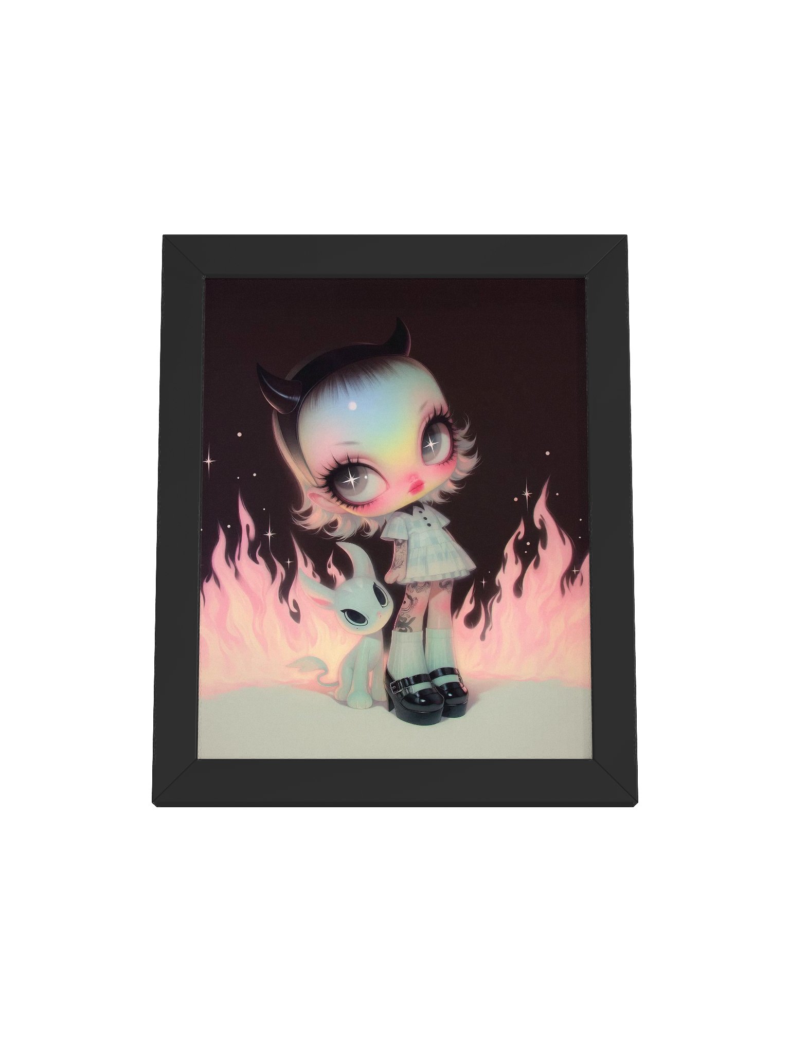 Still, I Burn Framed Print product image (1)