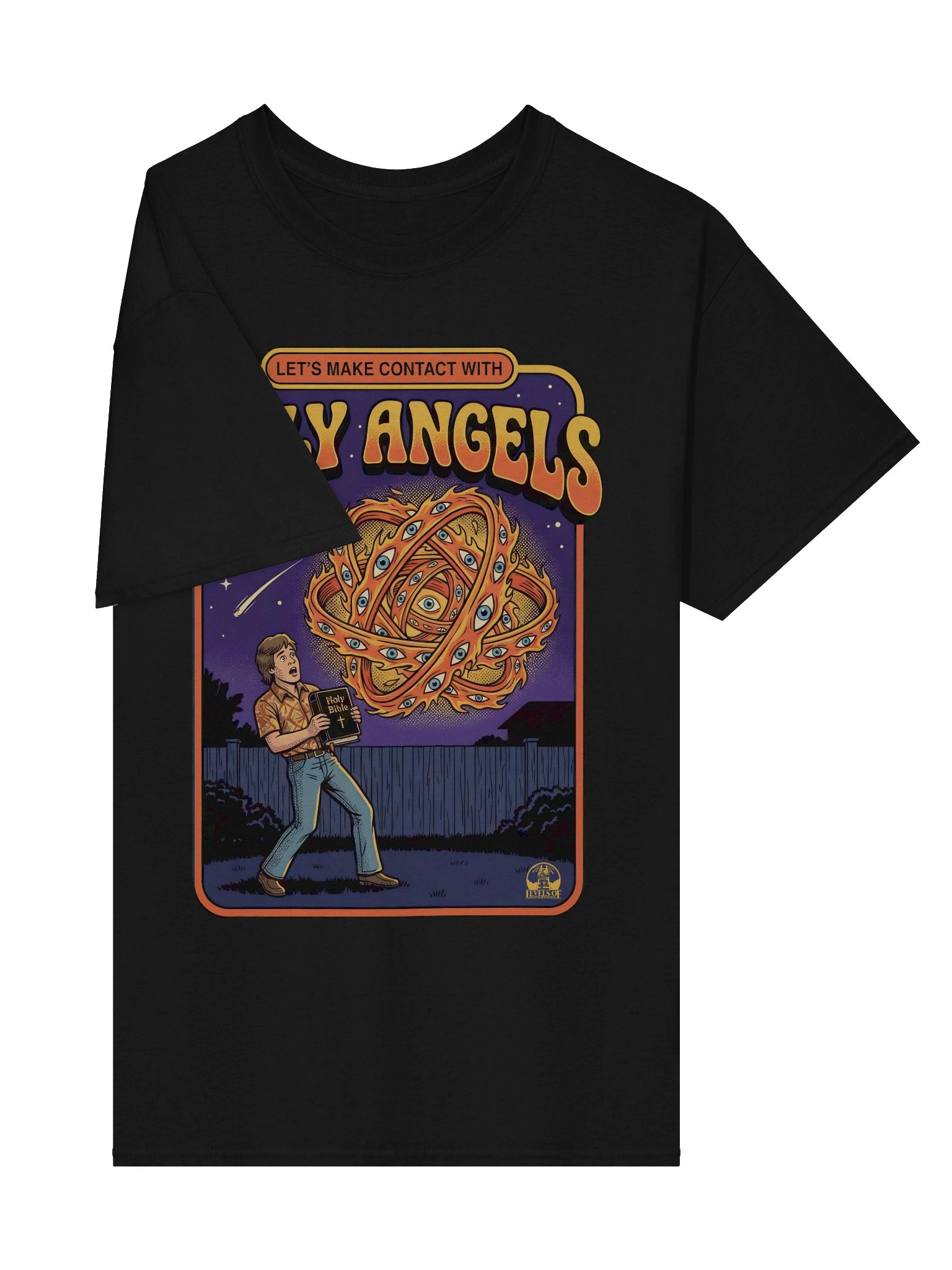 "Let's Make Contact With Holy Angels" Tee product image (40)