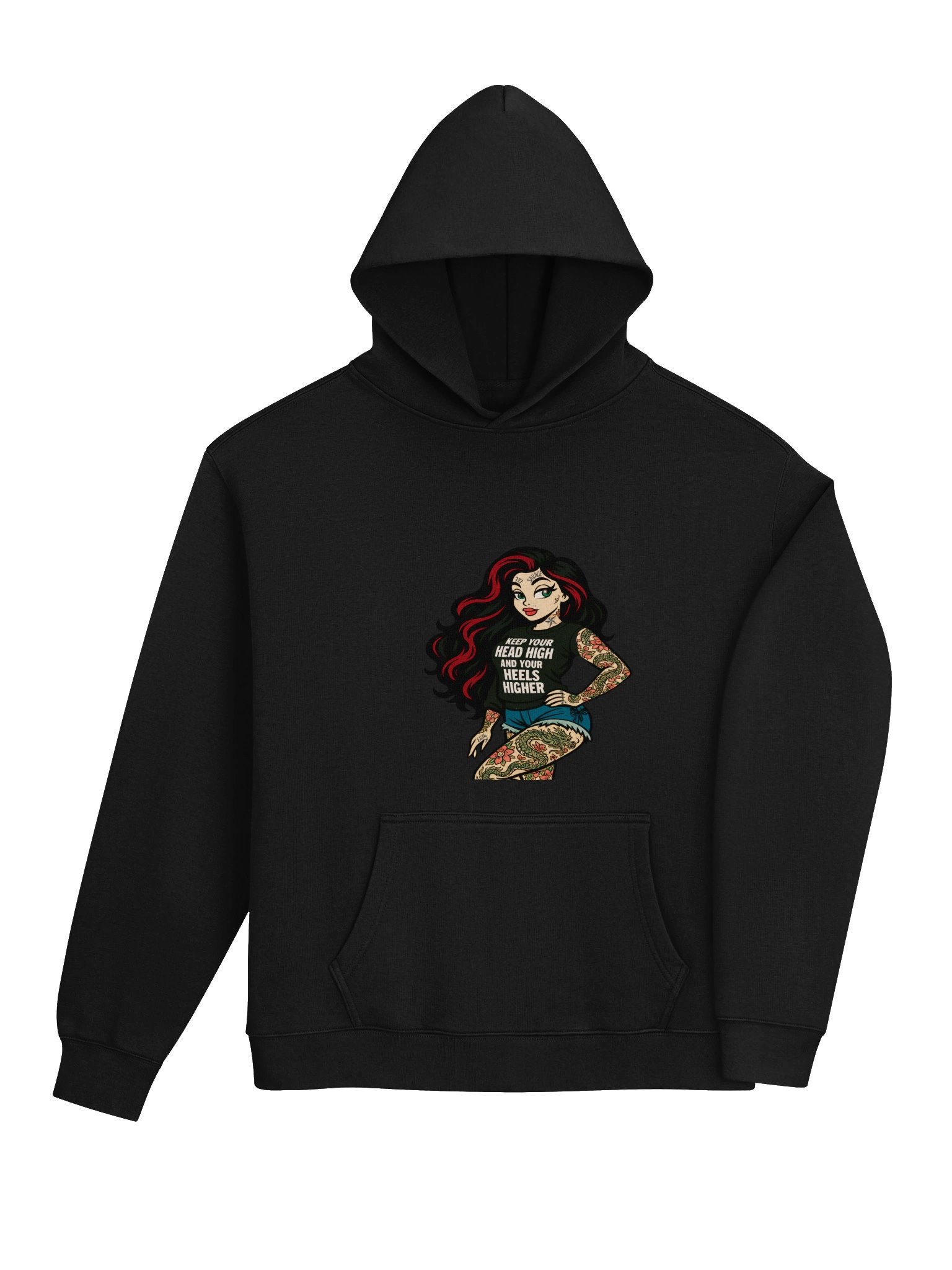 Skarlitt Pin-Up Icon Men’s Streetstyle Pullover Hoodie product image (6)